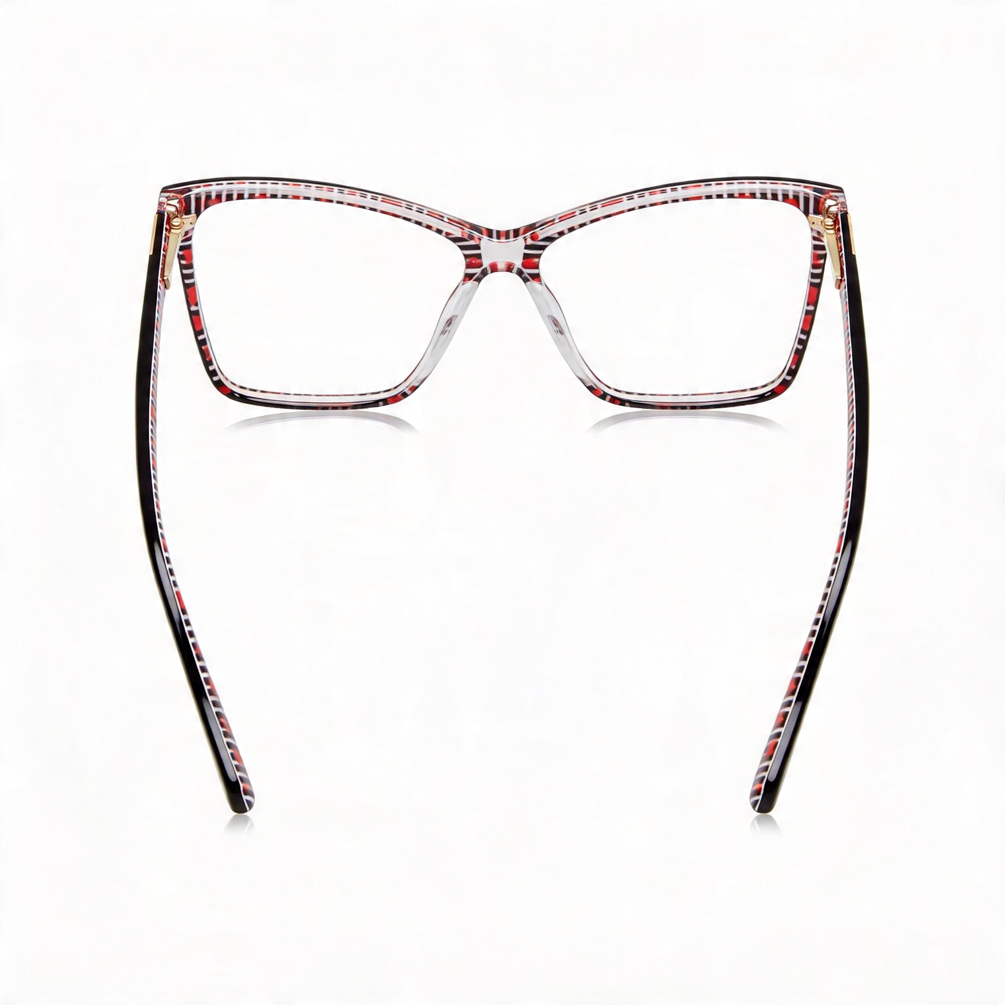 Love Moschino Modern Women's Eyewear: Black Acetate Frames, Polycarbonate Lenses, 54mm Lens Width, Photo 3