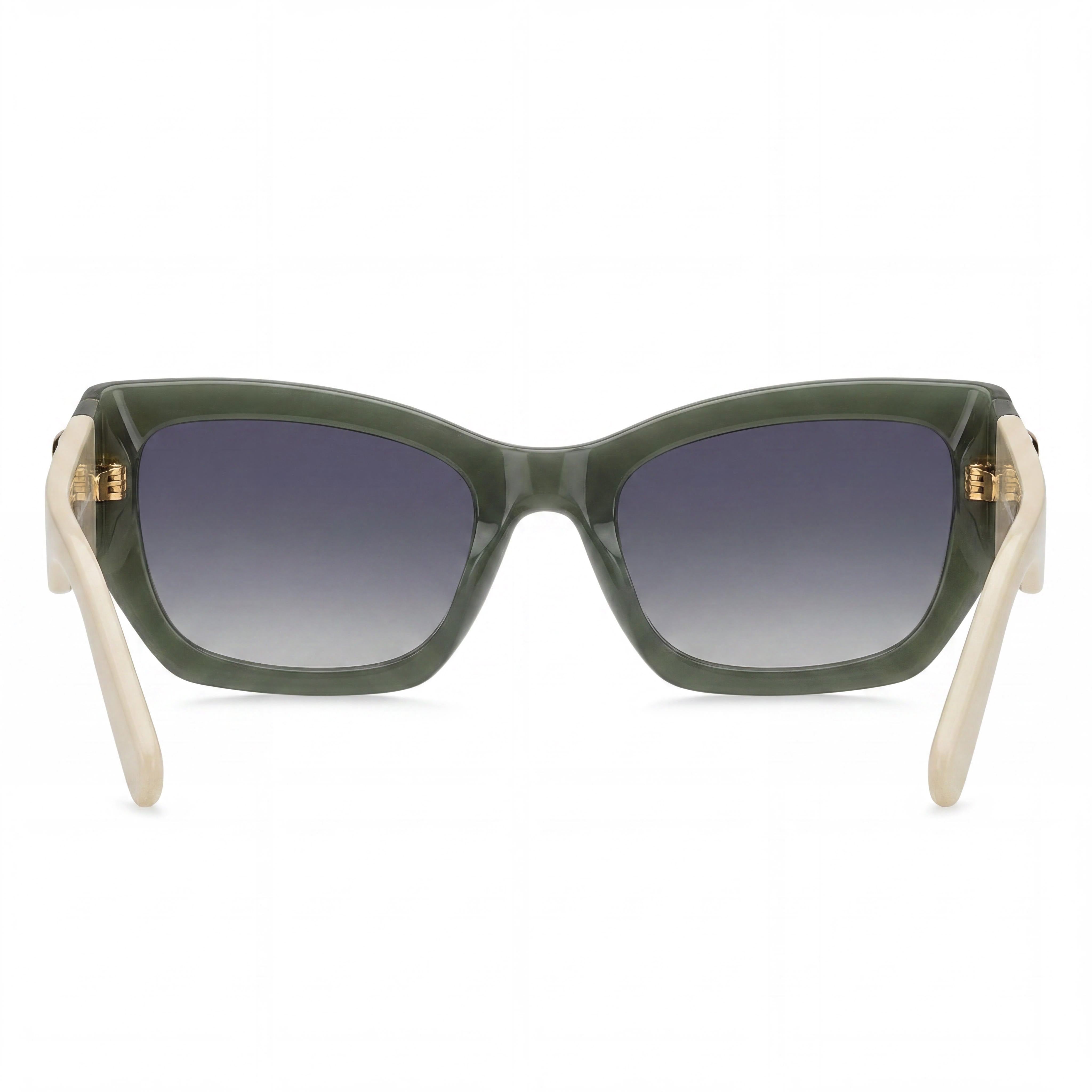 Marc Jacobs Casual Women's Sunglasses Green Cellulose Prop. Inj. Frame Grey Blue Lens Non-Polarized 53mm, Photo 3
