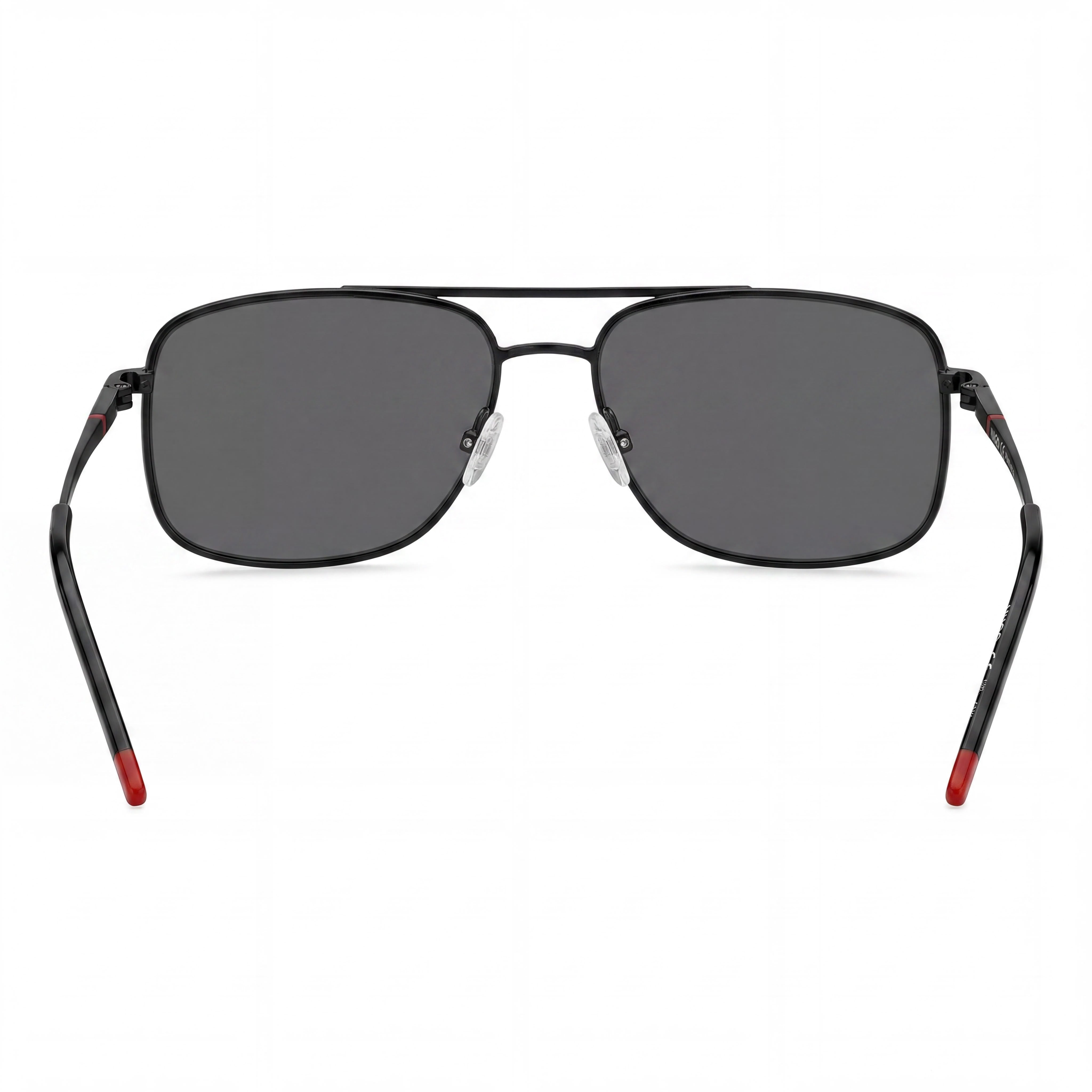 HUGO Men's Hg 1287/S Acetate Red Frame Clear Lens 100% UV Protection Sunglasses, Photo 4