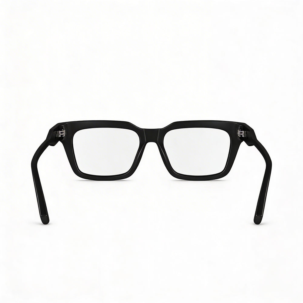 Gafas modernas KARL LAGERFELD para mujer con montura inyectada negra y cristales negros, 52mm de ancho de cristal