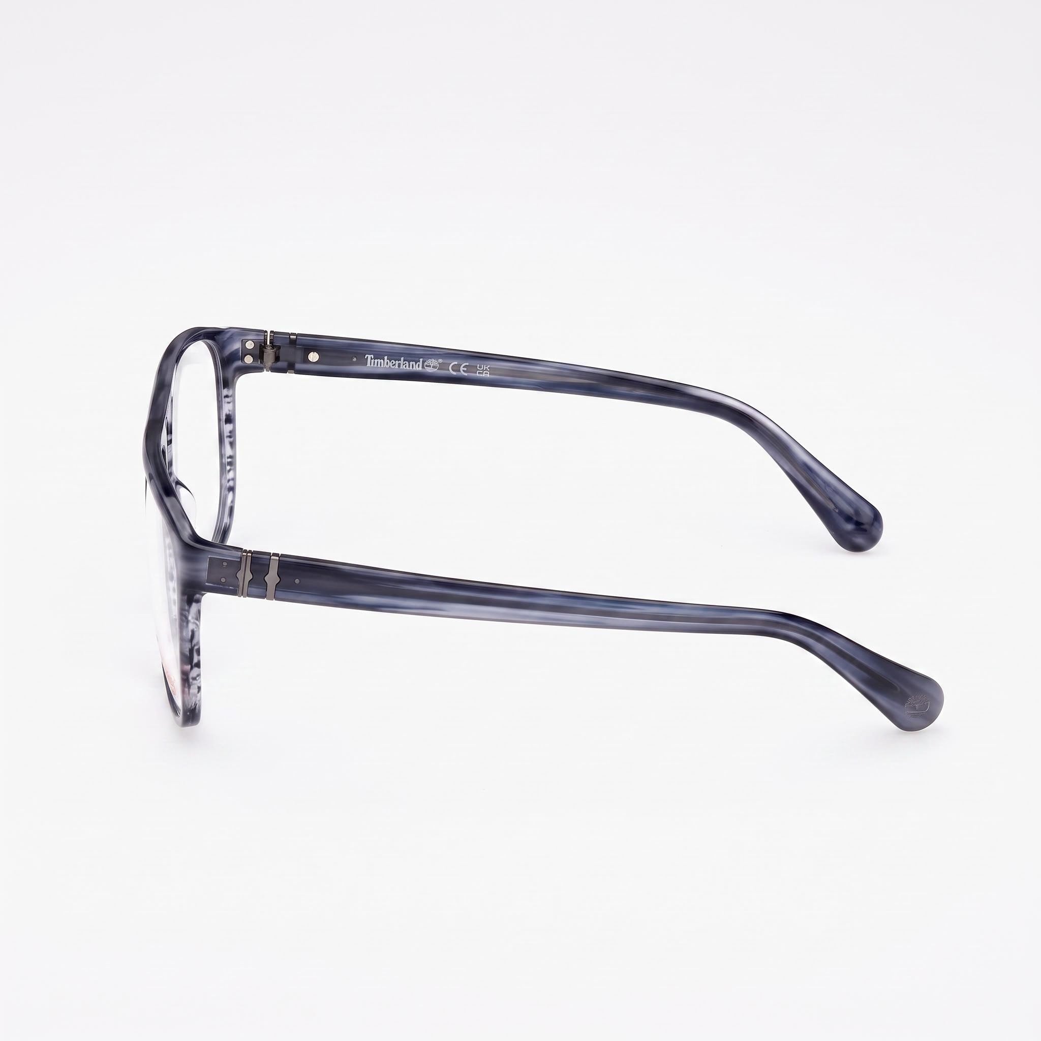 Timberland Tb50033 Men's Blue Horn Eyeglasses Frame, 62mm Lens Width, 17mm Bridge Width, 150mm Temple Length, Photo 3