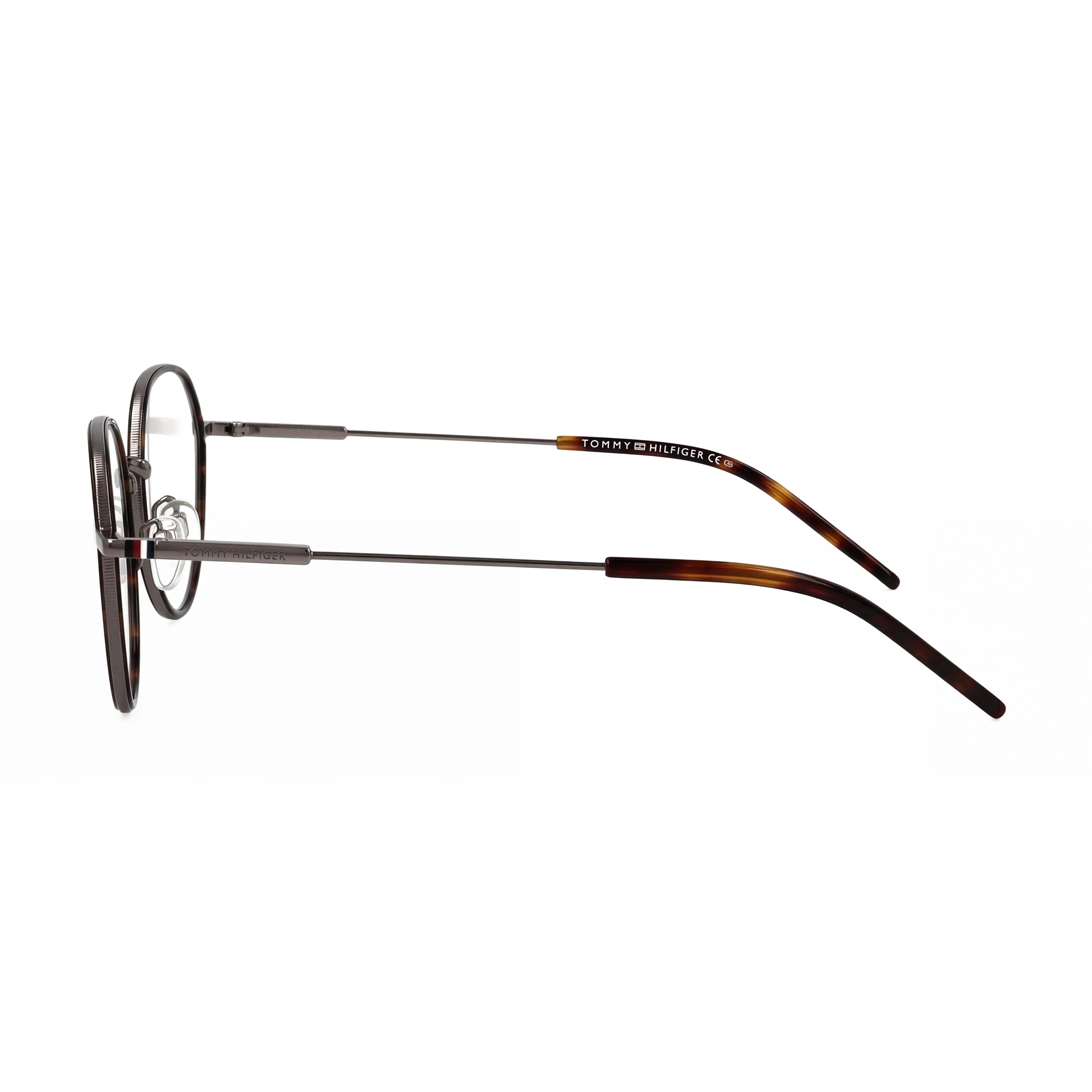 Gafas de sol Tommy Hilfiger TH 1736/F unisex con montura de acero de aleación de rutenio oscuro y lentes de policarbonato de 51 mm, Photo 2