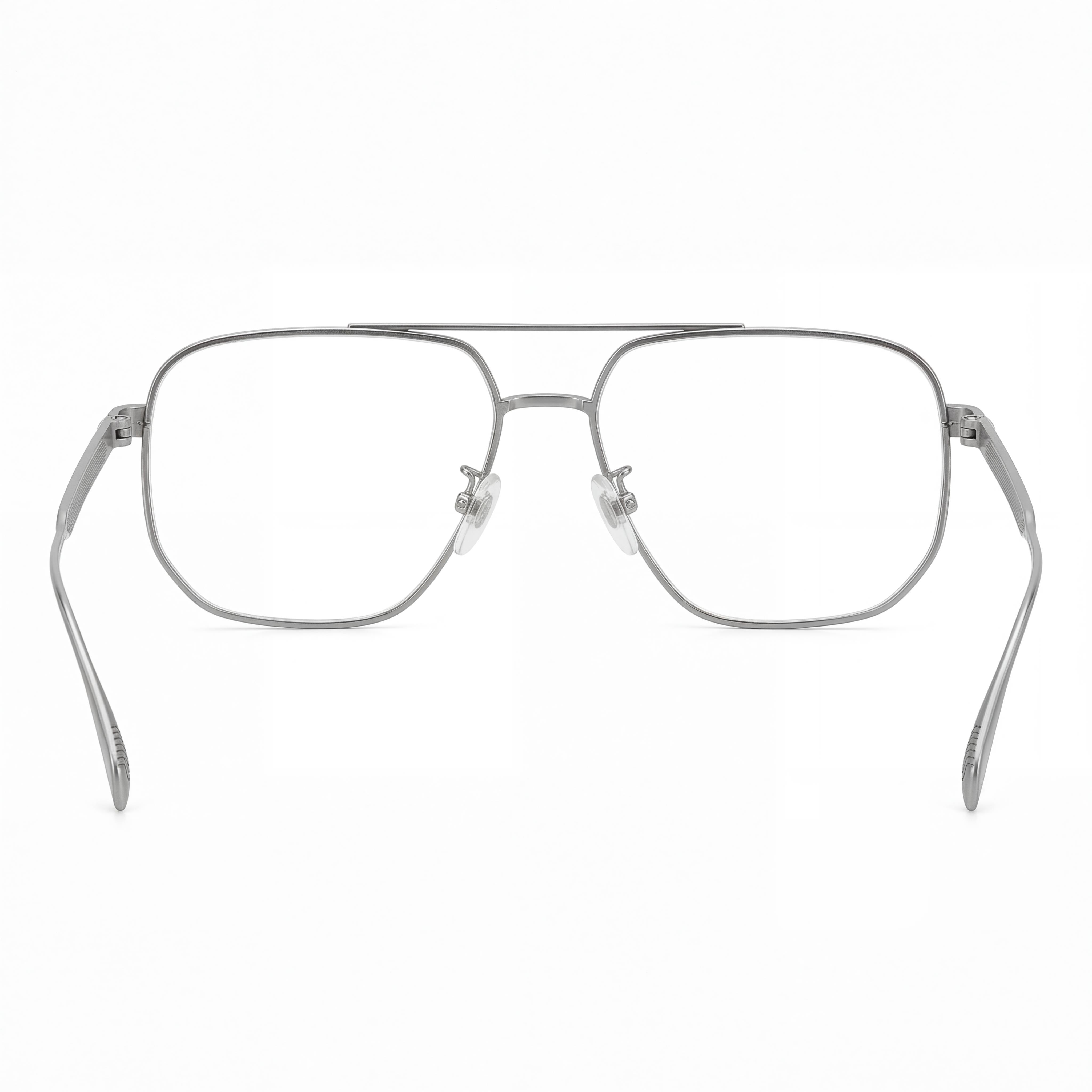 Beckham Db 7124 Men's Titanium Frame Eyewear with Polycarbonate Lenses in Matte Ruthenium 58mm, Photo 3