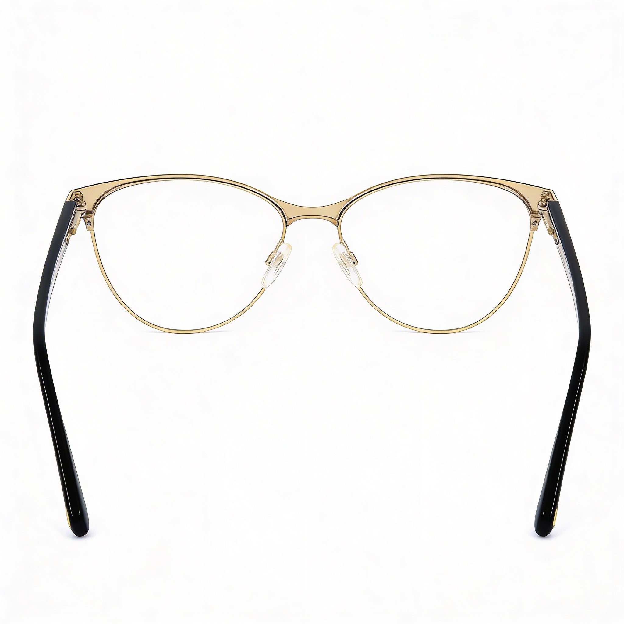 Tommy Hilfiger TH 1886 Gafas de Mujer con Montura de Acero Inoxidable, Acabado Negro Mate Dorado, 54mm, Photo 4