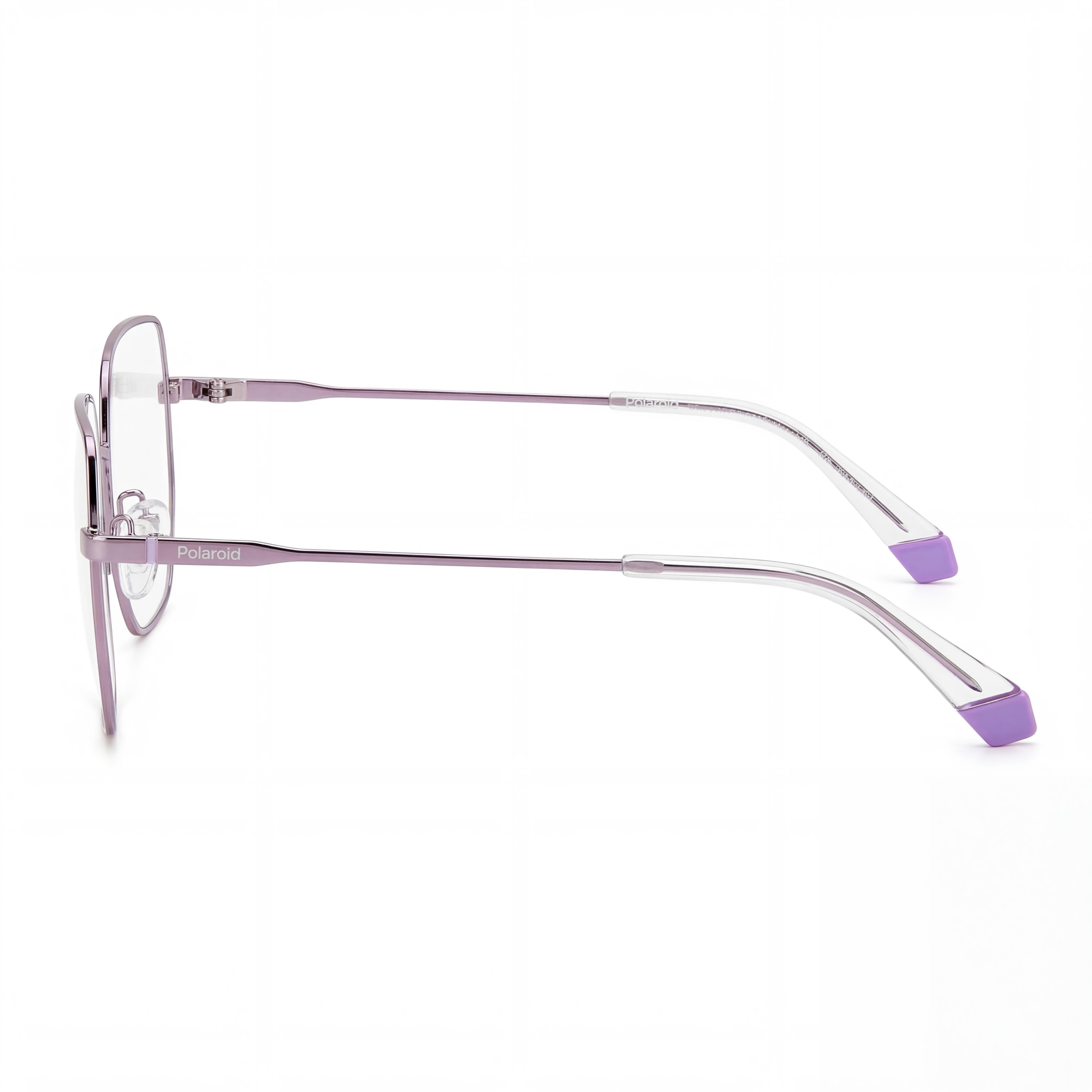 Polaroid Pld D508/G Women's Lilac Stainless Steel Optical Frames with Polycarbonate Lenses 53-17-145mm, Photo 2