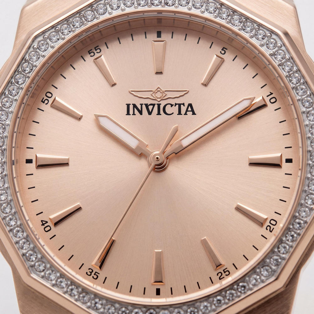 Invicta Speedway 49115 Unisex Quartz Movement Stainless Steel 34mm Rose-gold Dial Bracelet Watch