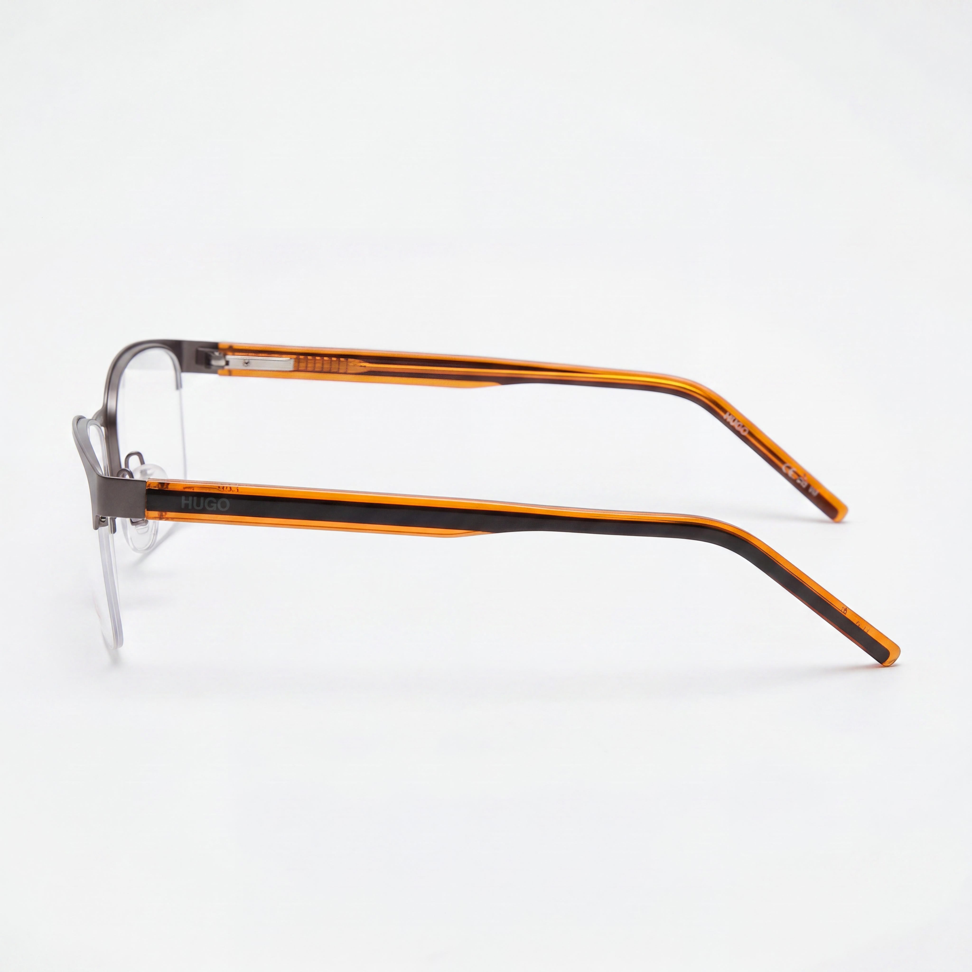 Hugo Boss Casual Men's Eyewear with Alloy Steel Frame and Polycarbonate Lenses in Ruthen Green 53mm, Photo 2
