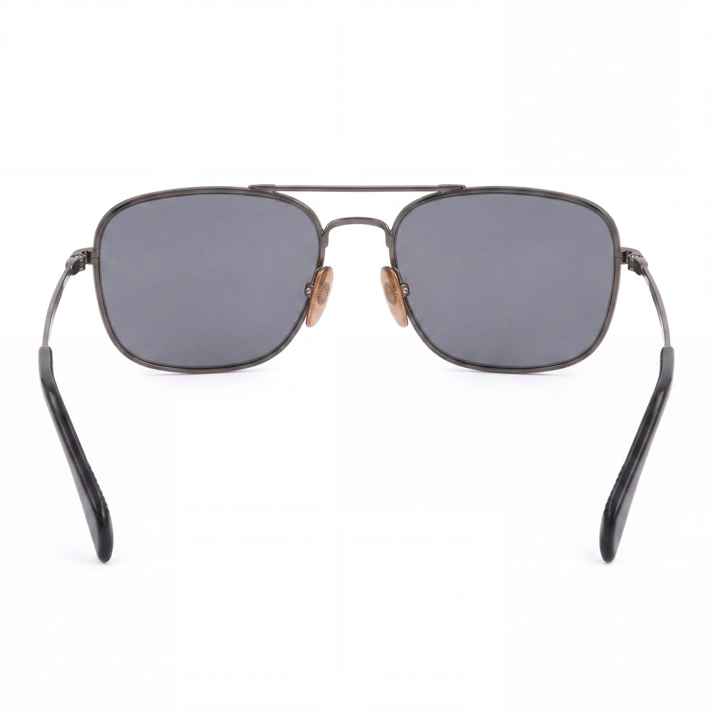 Gafas de sol David Beckham Db 1093/s unisex de acero inoxidable rutenio oscuro, estilo clásico, con protección UV, 59 mm