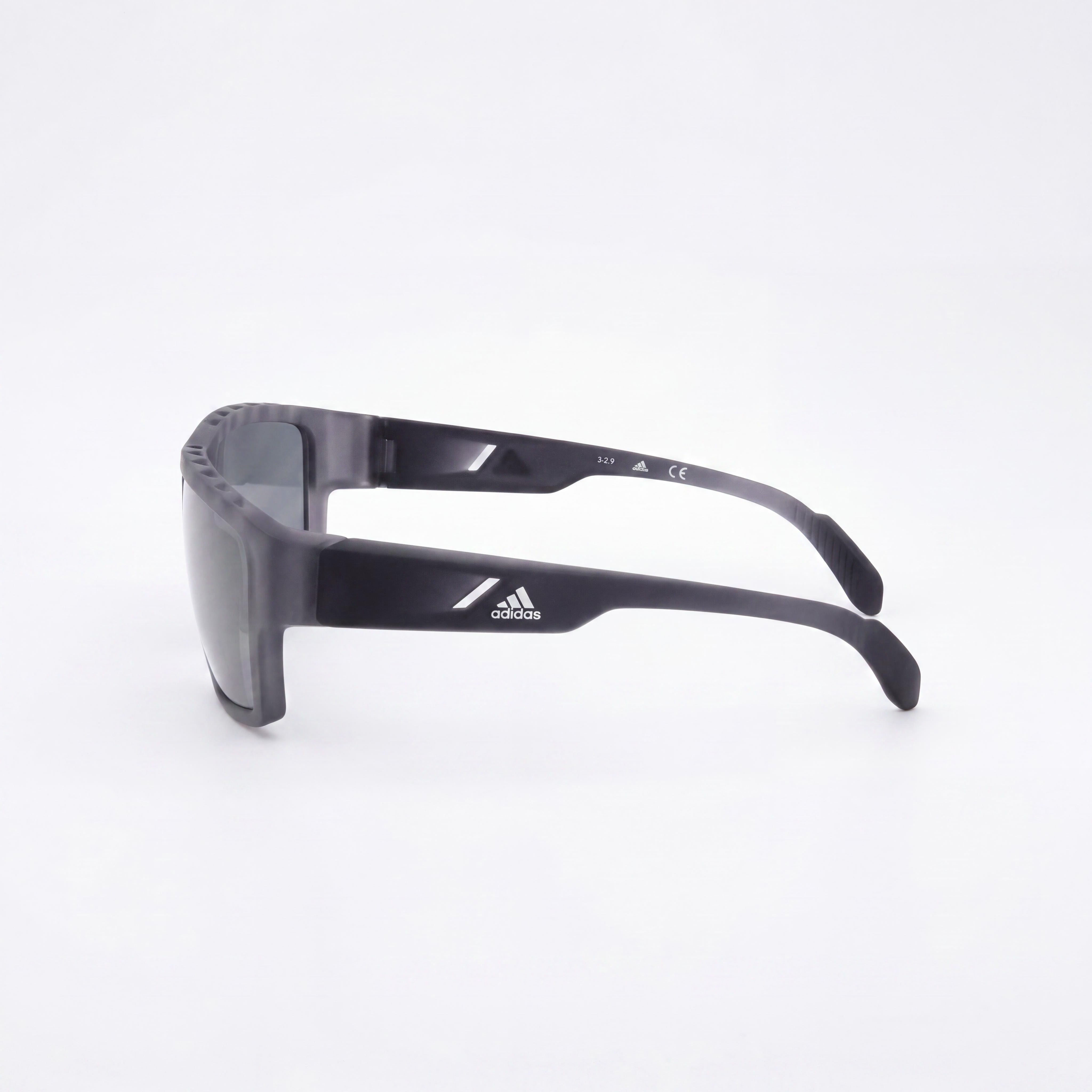 Adidas Men's sp0008 20 a Transparent Grey TR90 Plastic Smoke Lens Sunglasses 61mm 100% UV Protection, Photo 3