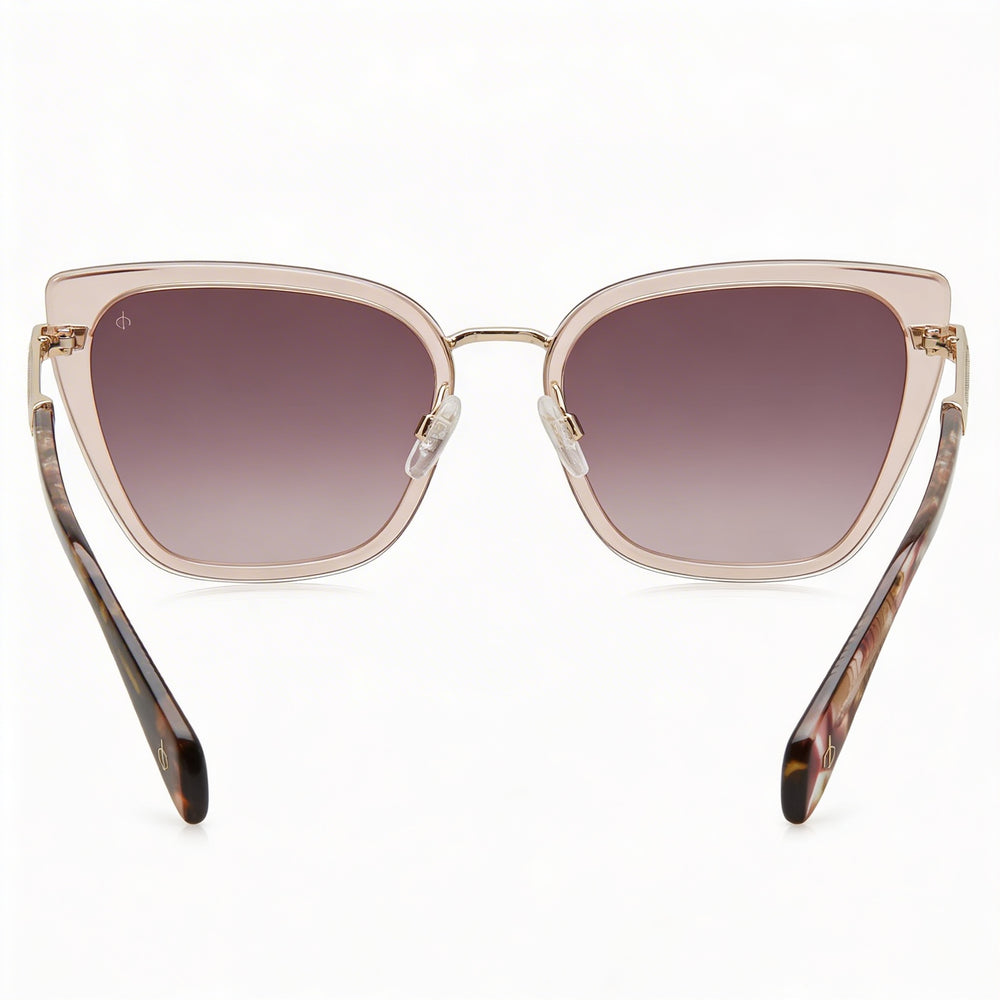Gafas de sol de plástico beige Rag & Bone Rnb1057/G/S para mujer, no polarizadas, con protección UV de 56 mm