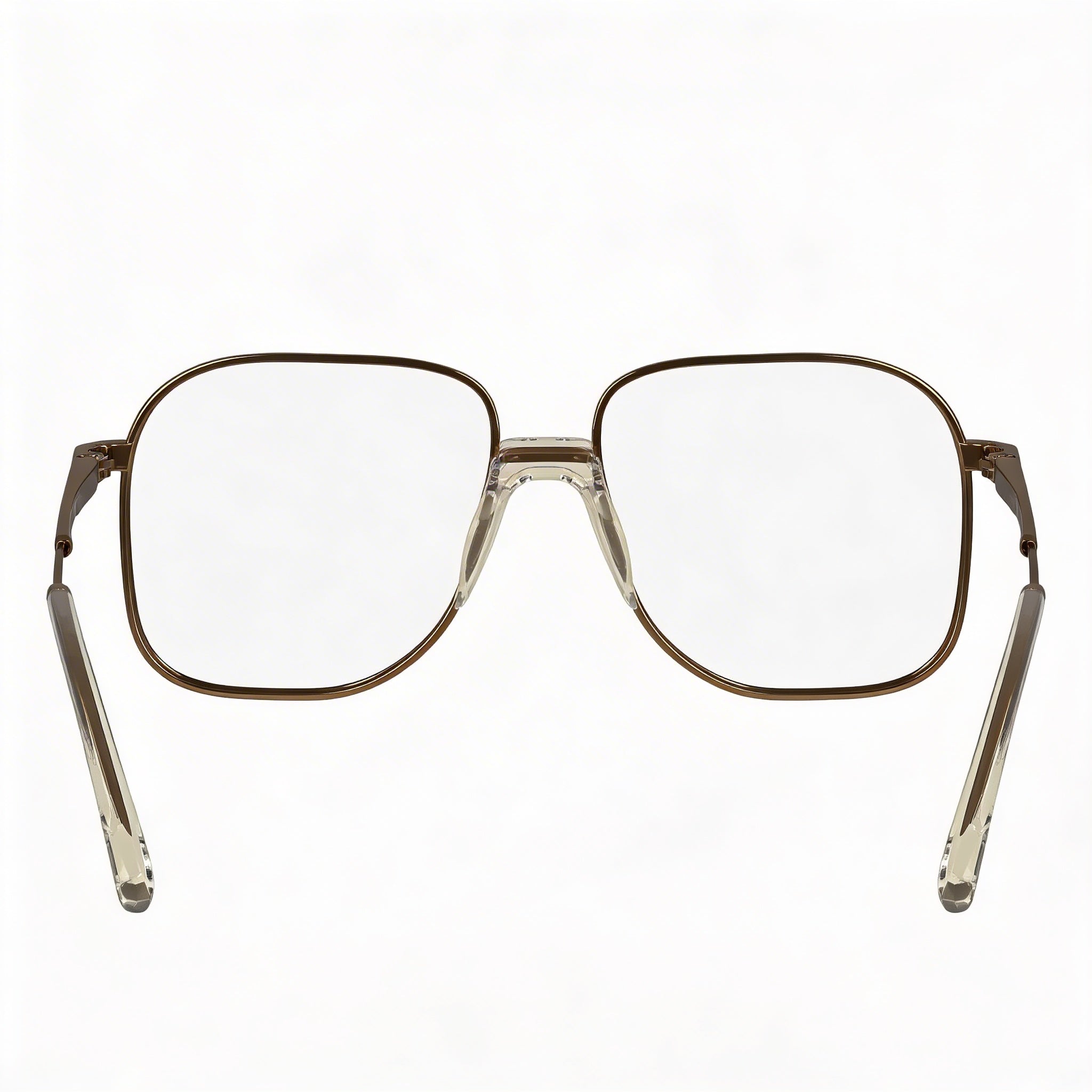 Gafas de sol unisex Victoria Beckham Modern VB2134 con montura de metal oro ámbar y lentes oro ámbar de 56 mm, Photo 4