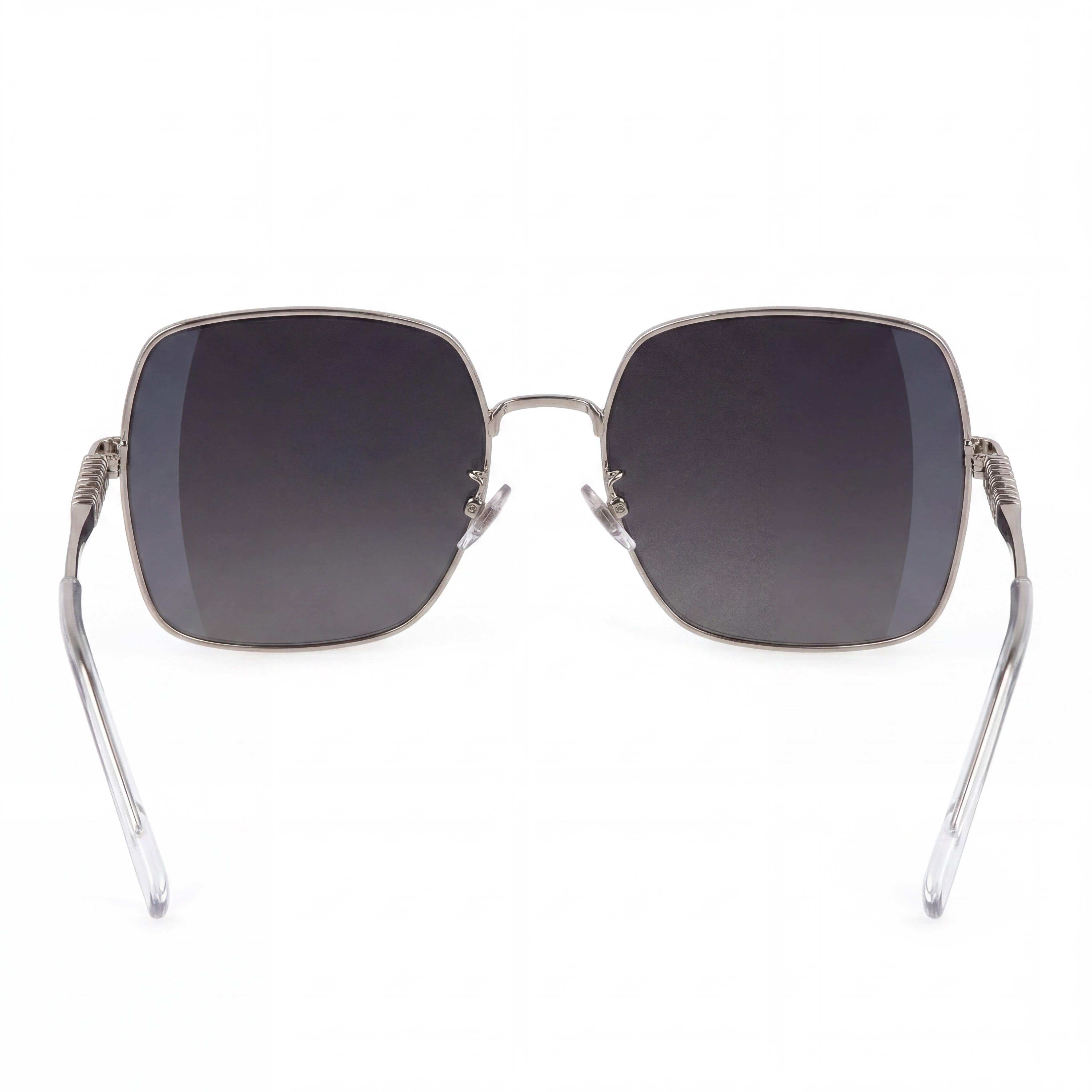 Just Cavalli Casual Women's Shiny Palladium Smoke Gradient Mirror Silver UV Protection Sunglasses 60mm, Photo 4