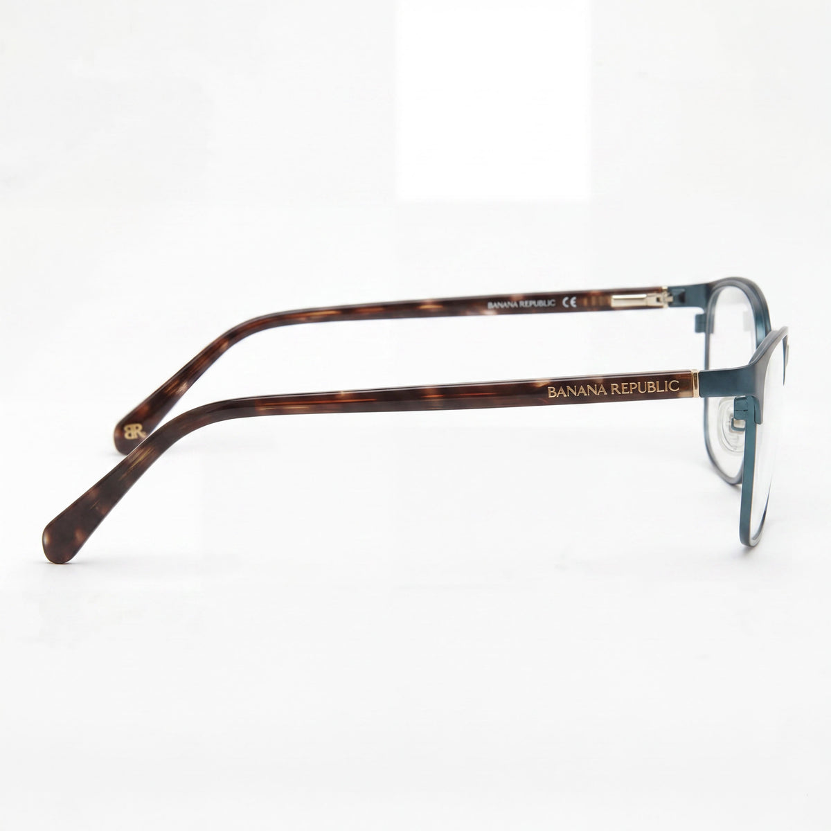 BANANA REPUBLIC Monturas de gafas de metal azul Camila para hombre 51mm, Photo 2