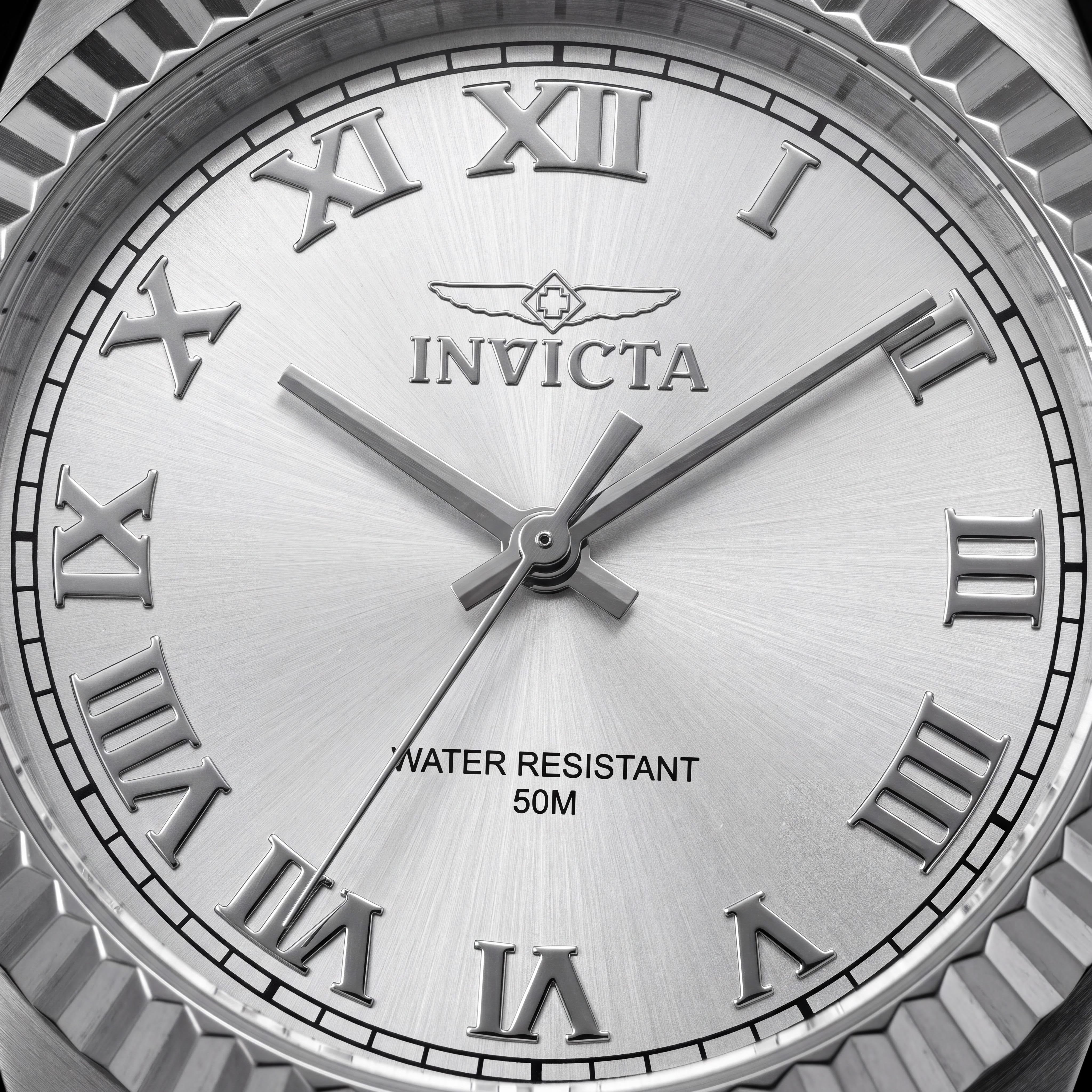 Invicta Specialty 47409 Unisex Stainless Steel Bracelet Quartz Watch, Silver Dial, 36mm Case, Photo 2
