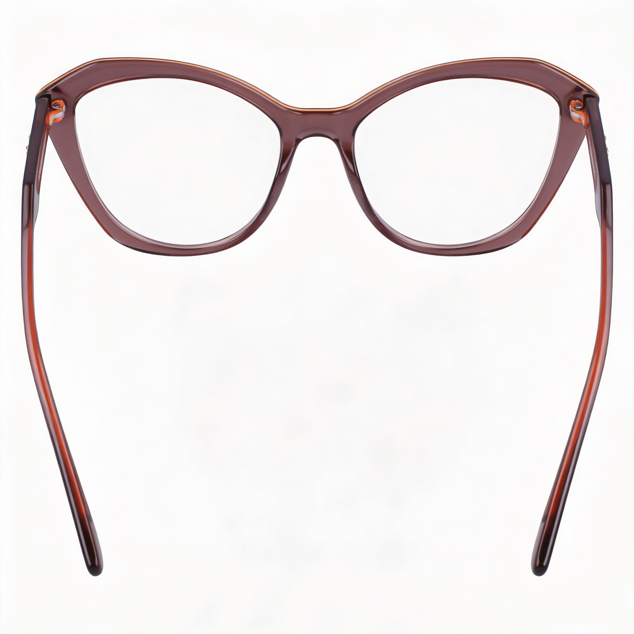 KARL LAGERFELD Modern Women's Brown Injected Frame Eyeglasses with Polycarbonate Lenses 52-19-140mm, Photo 4