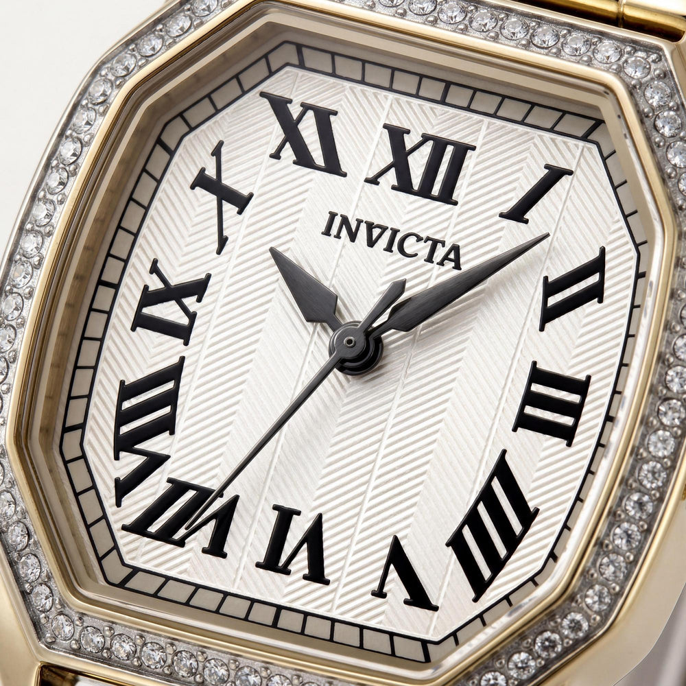 Invicta Wildflower 49000 Women's Stainless Steel Silver Dial Quartz Bracelet Watch 27mm