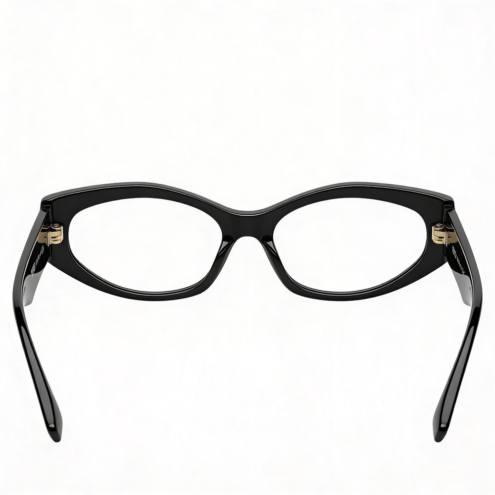 Versace Ve 3369 Women's Black Acetate Eyeglasses with Lenses 53mm