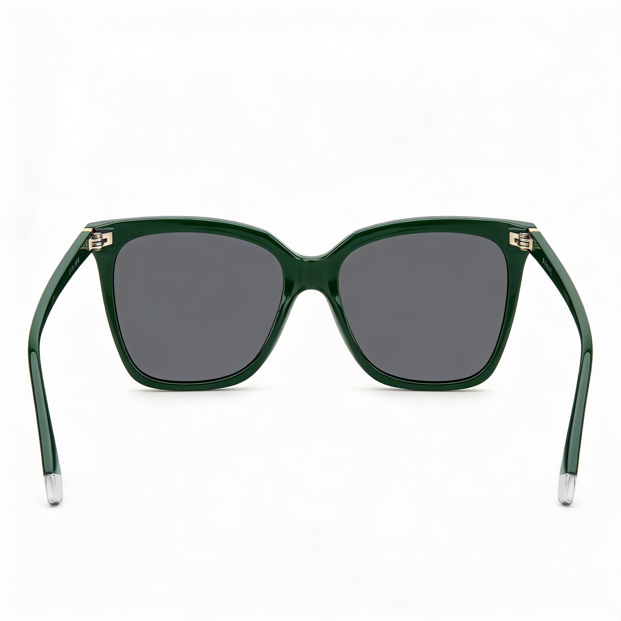 Polaroid Eyewear Essential Women's Green Grey Polycarbonate 55mm Sunglasses with Grey UV 400 Lenses, Photo 5