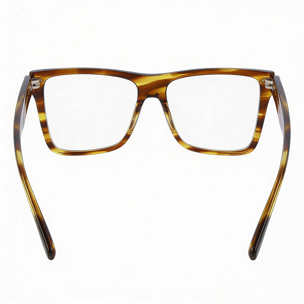 Gafas Oftálmicas Victoria Beckham Vb2677 para Mujer en Color Tabaco Rayado, Tamaño 53 mm Lente, 15 mm Puente, 140 mm Patilla