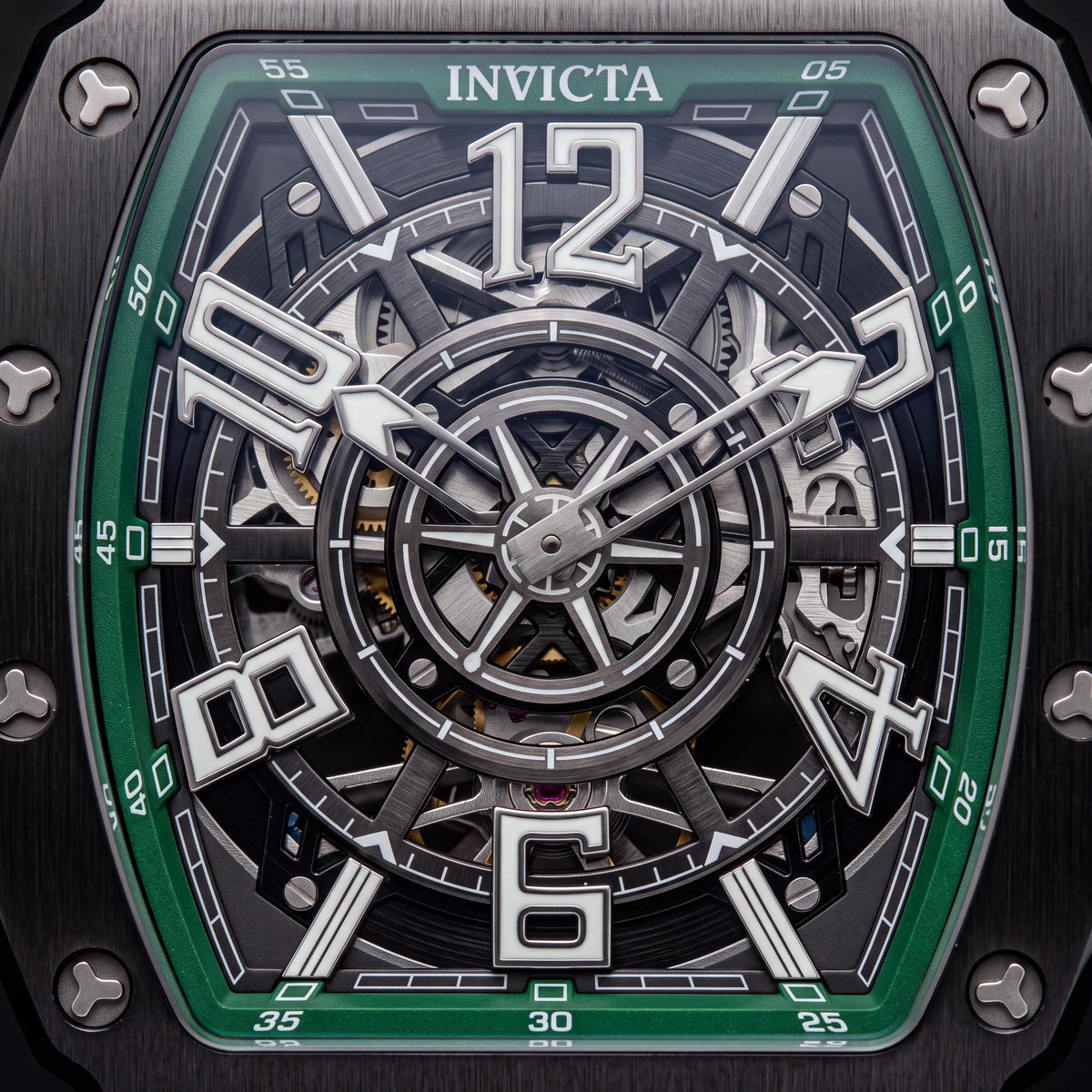 Reloj automático Invicta S1 Rally 69515 para hombre, caja de fibra de carbono de 43 mm, esfera negra, correa de silicona, Photo 2