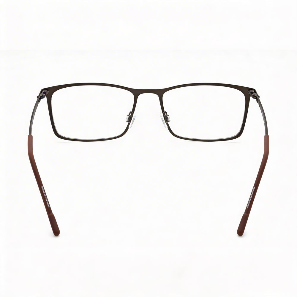 Monturas de gafas graduadas Flexon para hombre, color bronce mate y sepia