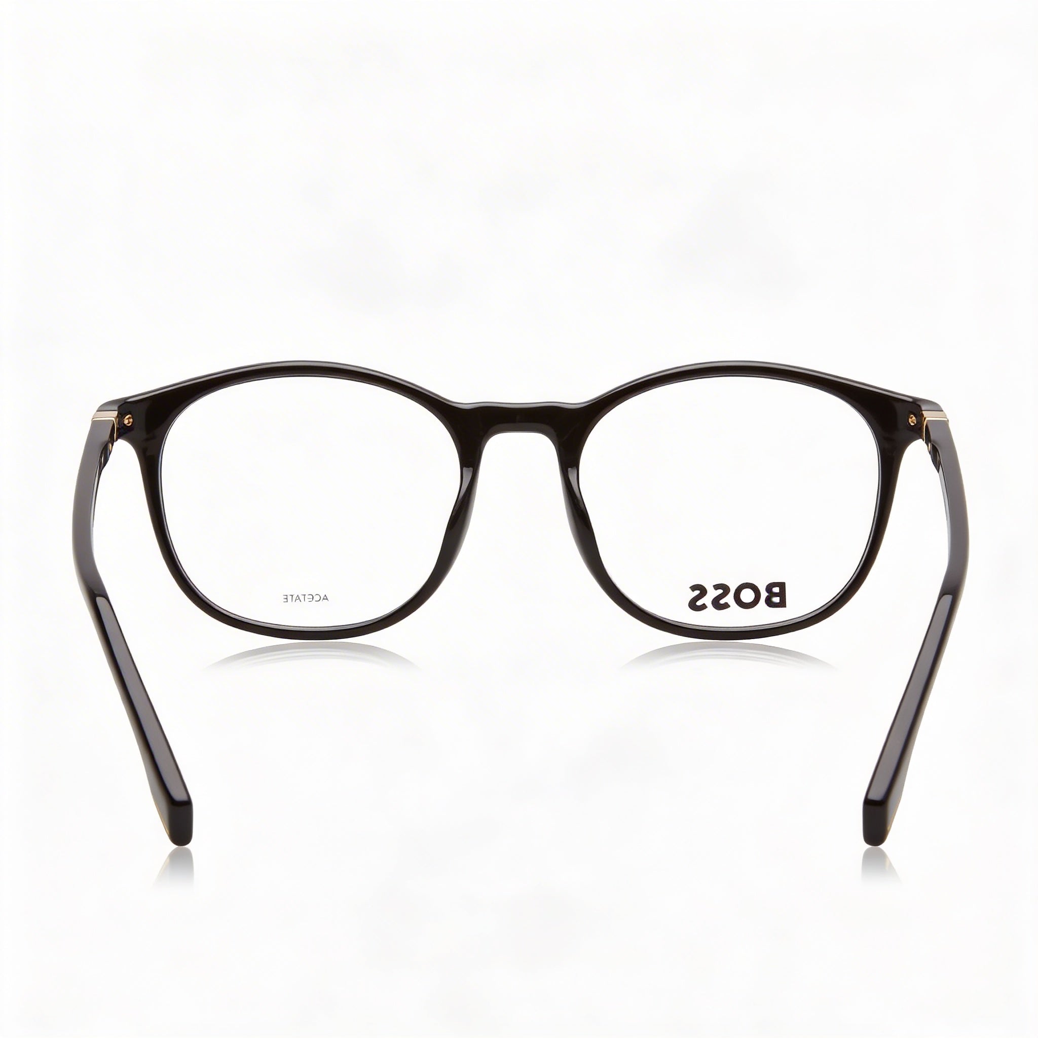 Gafas de sol unisex Hugo Boss 1437 con montura de plástico negro y lentes negras sin polarizar de 53 mm, Photo 3