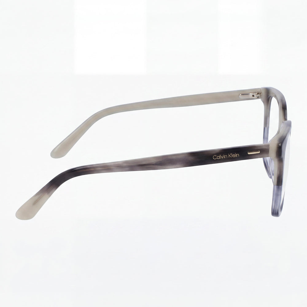 Calvin Klein CK22540 - Gafas de sol unisex de metal polarizadas con rayas grises (53 mm)