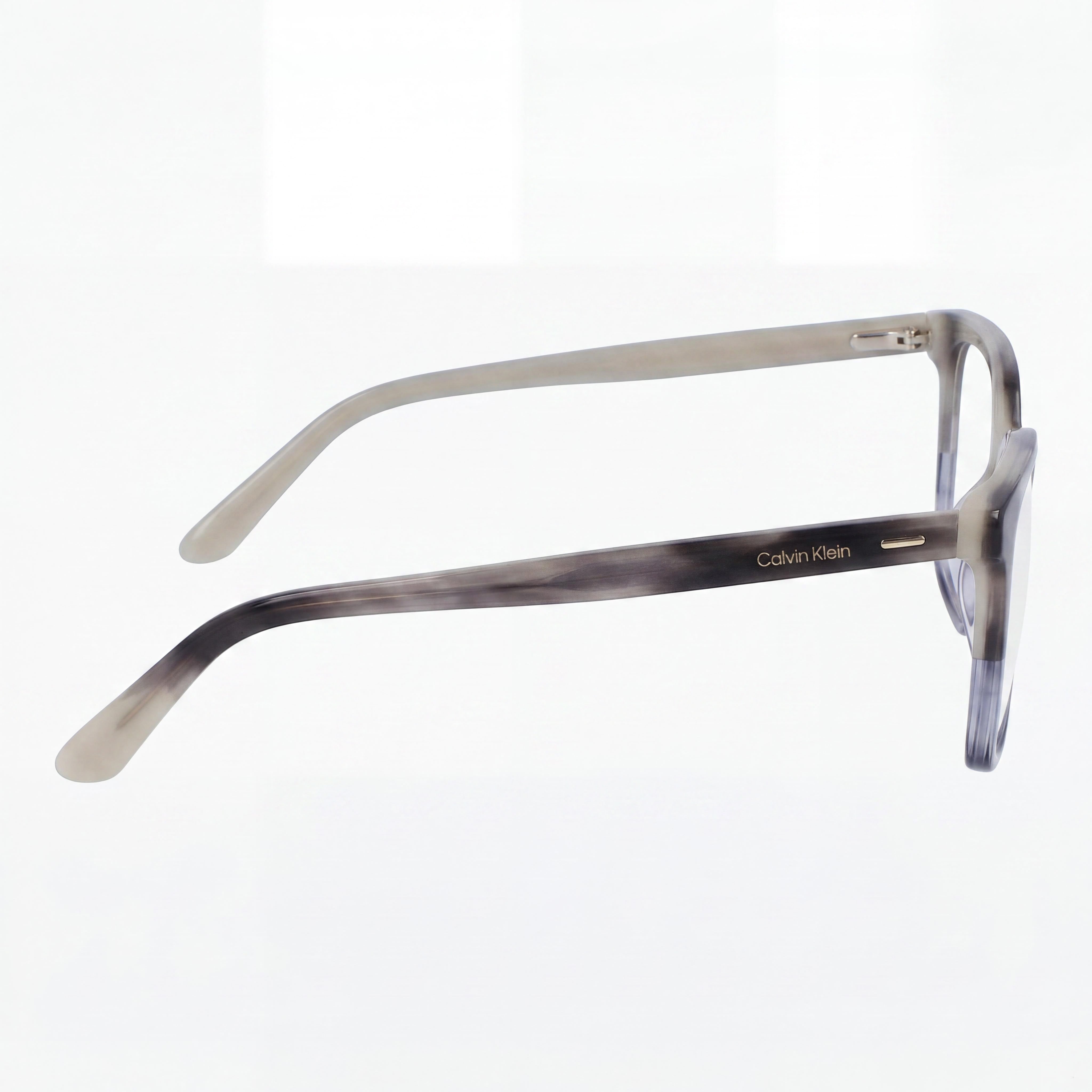 Calvin Klein CK22540 - Gafas de sol unisex de metal polarizadas con rayas grises (53 mm), Photo 2