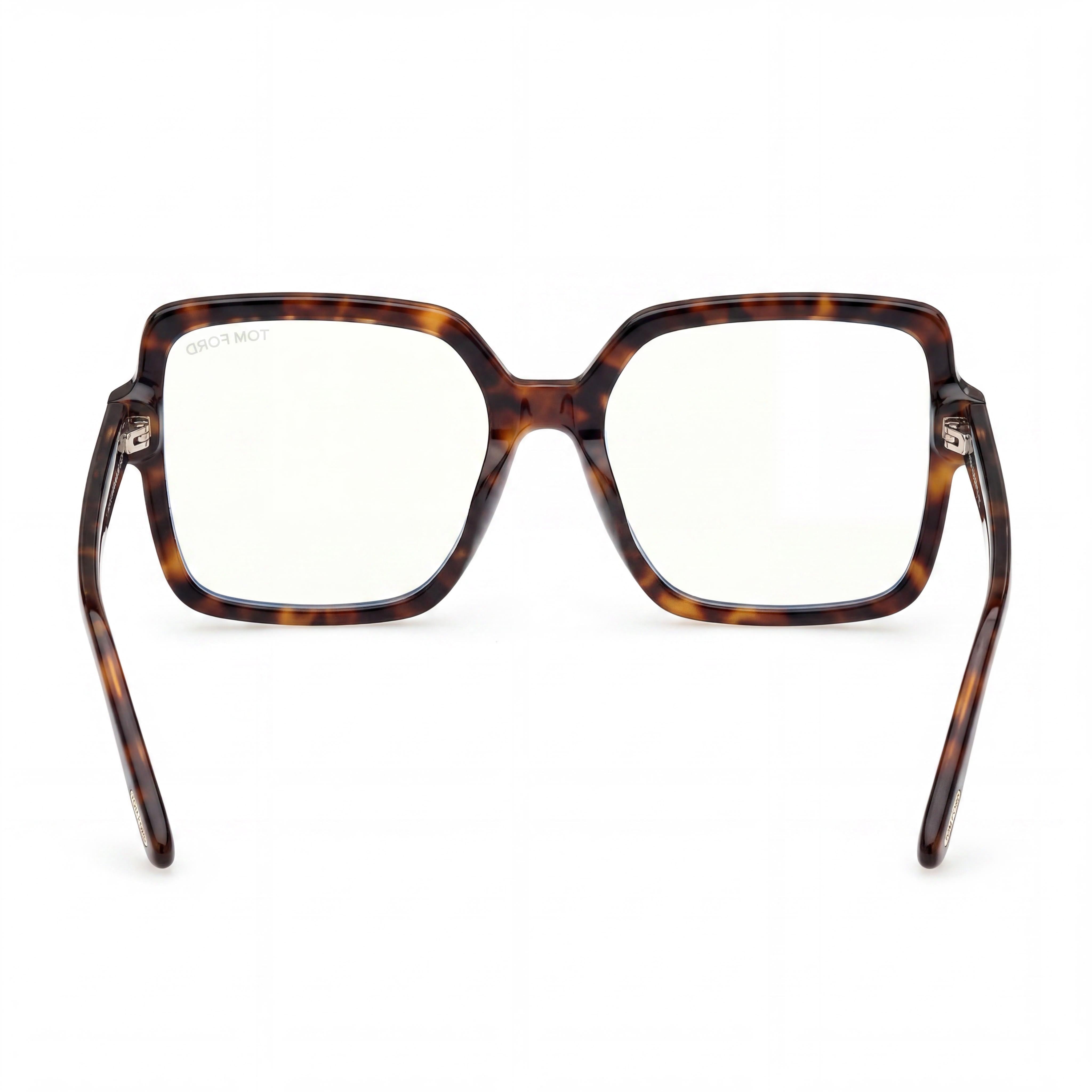 Tom Ford Clásico Unisex Marco de Plástico Azul Filtro Havana Oscuro Gafas sin Lentes Negras 56-17-140, Photo 4