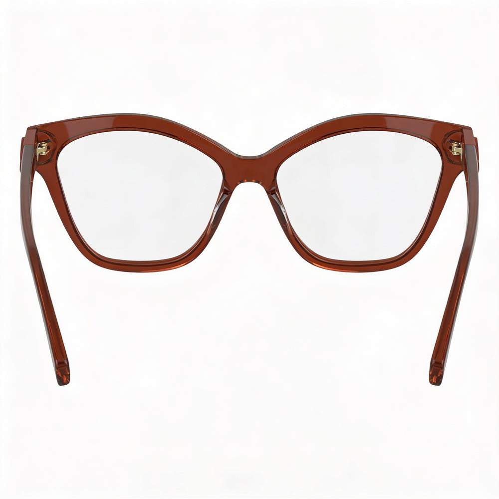 Gafas graduadas Longchamp Lo2755 para mujer, montura roja transparente, ancho de lente de 53 mm