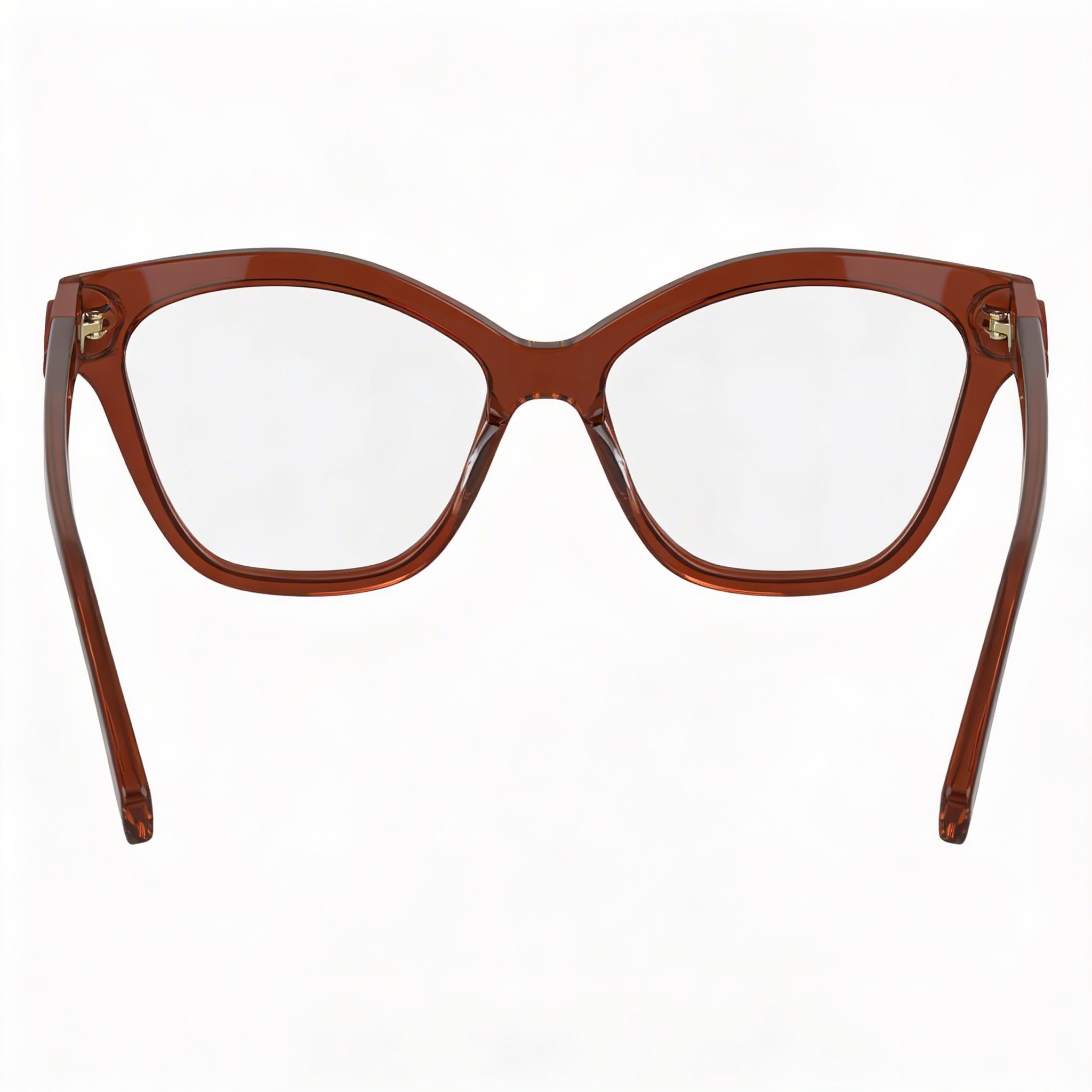 Longchamp Lo2755 Women's Prescription Ready Optical Eyeglasses in Transparent Red Frame Color, 53mm Lens Width, Photo 3