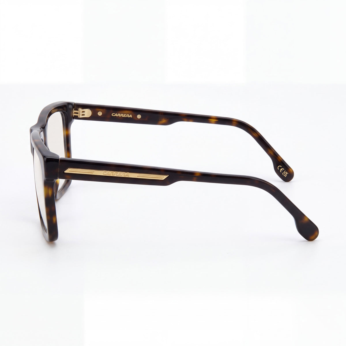 Carrera VICTORY C Montura clásica de acetato color habana para hombre con lentes azules espejadas sin polarización de 55 mm, Photo 2