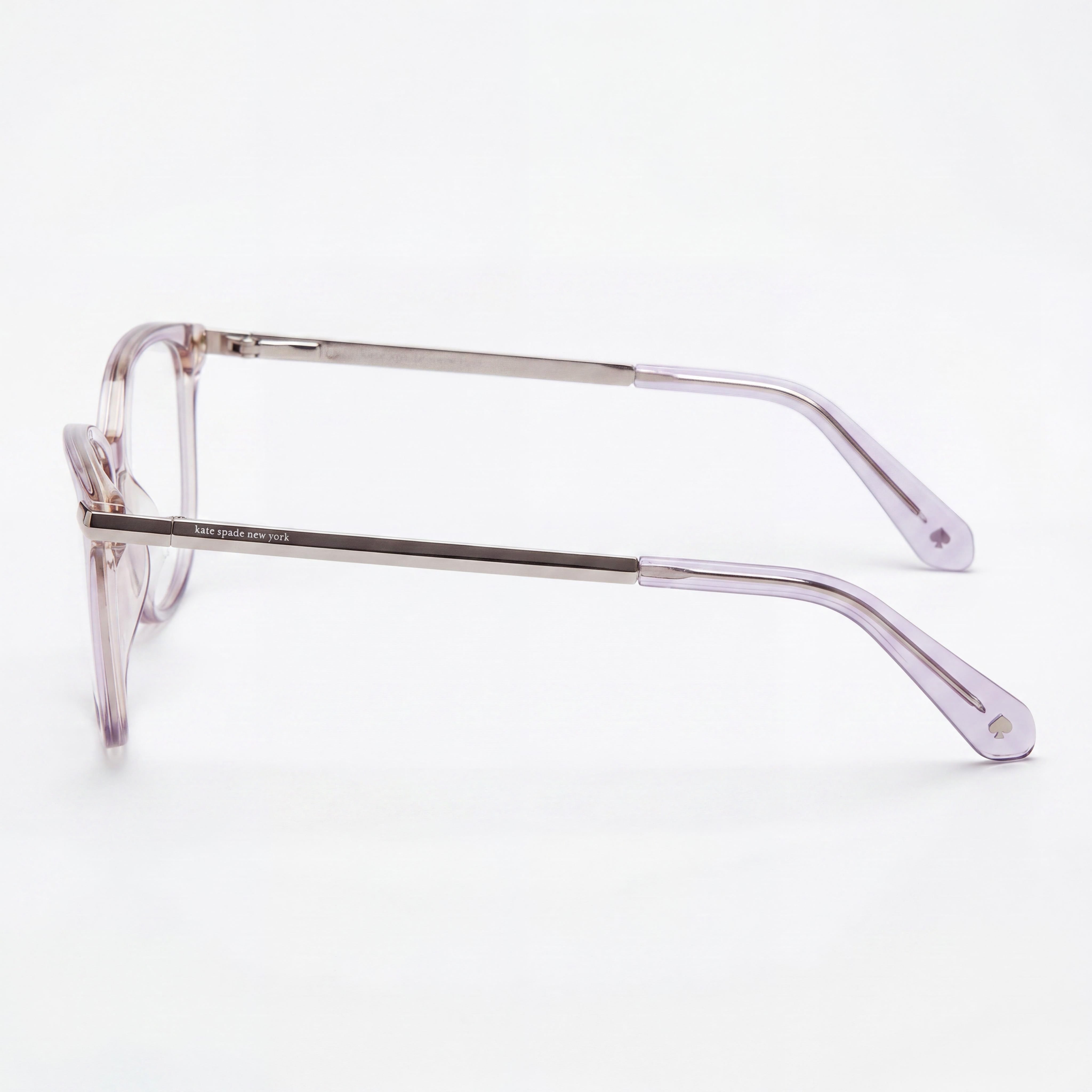 kate spade new york Modern Women's Sunglasses with Lilac Plastic Frame and Polycarbonate Polarized Lenses 54mm, Photo 2