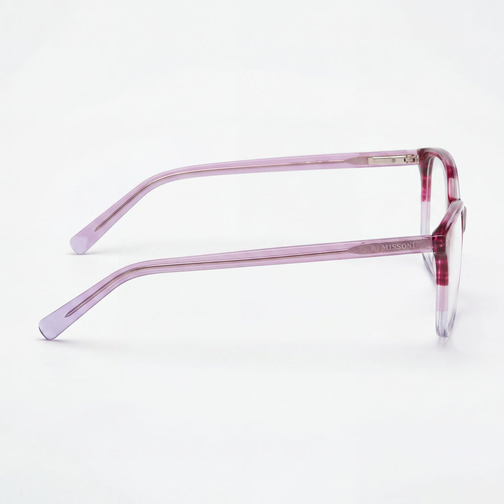 Missoni MMI 0010 Women's Full-Rim Square Optical Frames, Pink Horn Tri-tone Acetate, Size 54-16-140