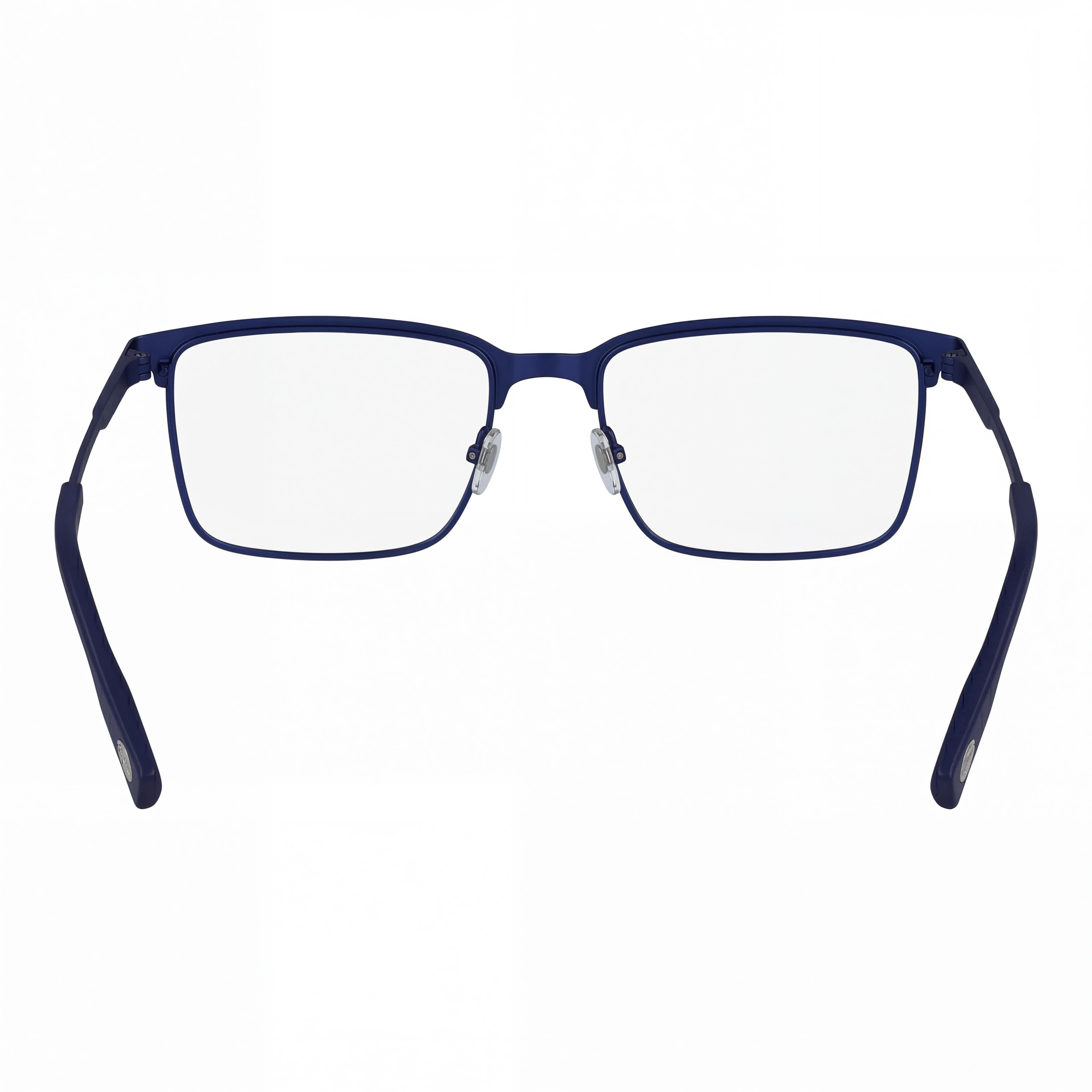Lacoste L2296 Modern Collection Men's Eyeglasses featuring Matte Blue Metal Frame and Polycarbonate Lenses, Size 55mm, Photo 3