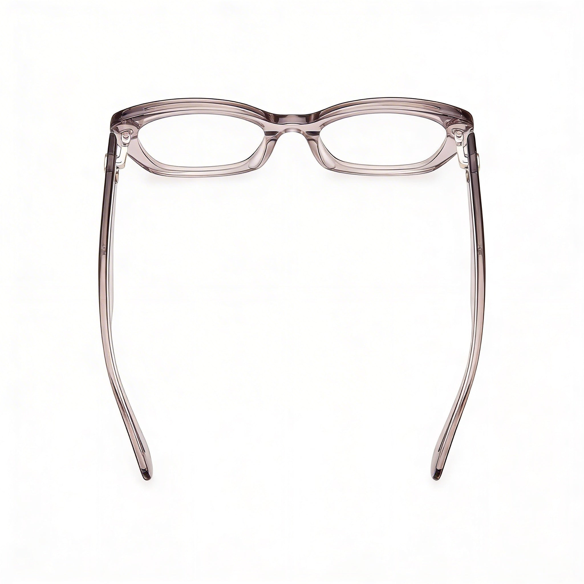 Guess Gu50225 Women's Shiny Grey Plastic Eyewear with Transparent Non- Polycarbonate Lenses, 51mm Lens Width, Photo 4