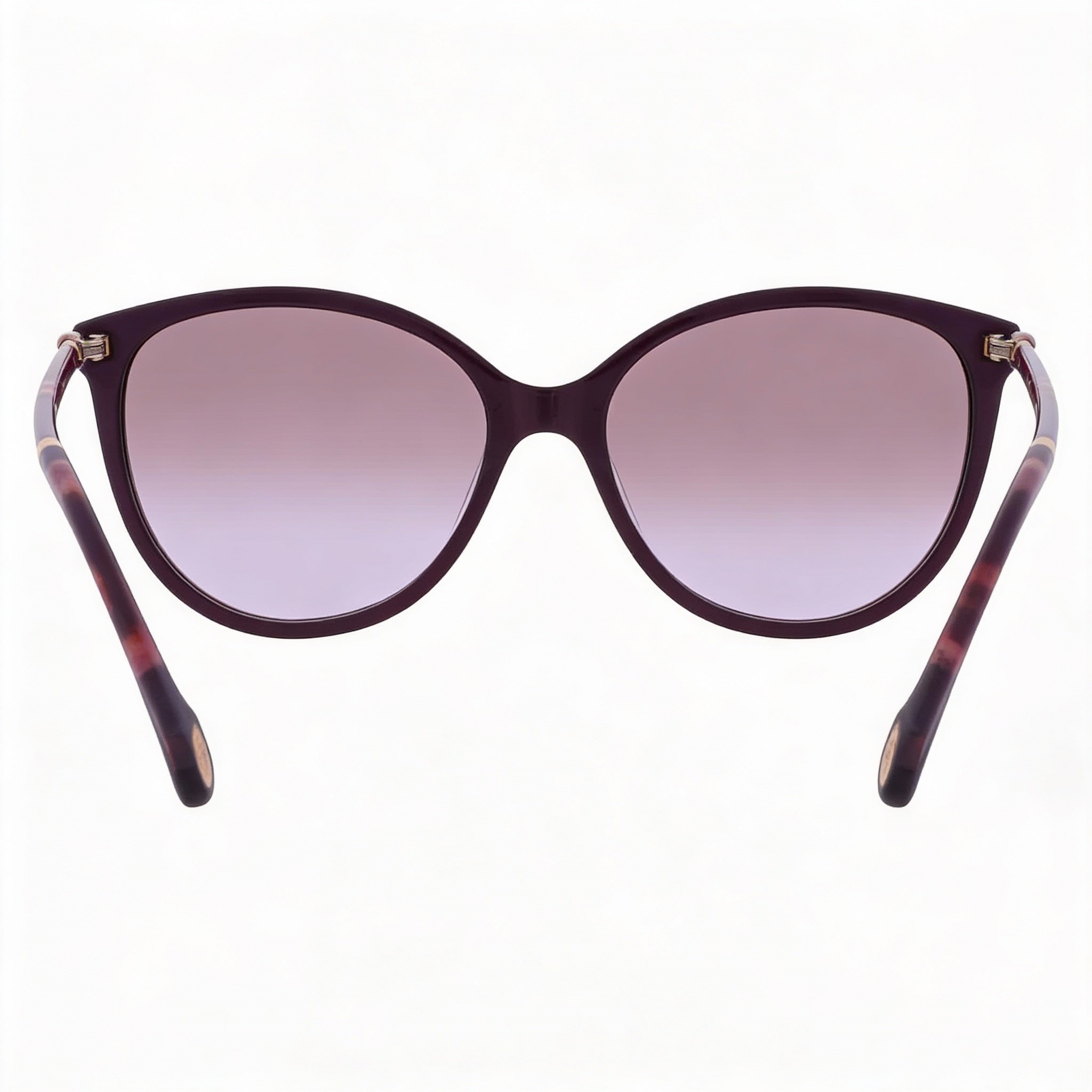 Carolina Herrera Her 0189/G/S Women's Plum Gold Plastic Non-Polarized UV Protection Sunglasses 57mm, Photo 4
