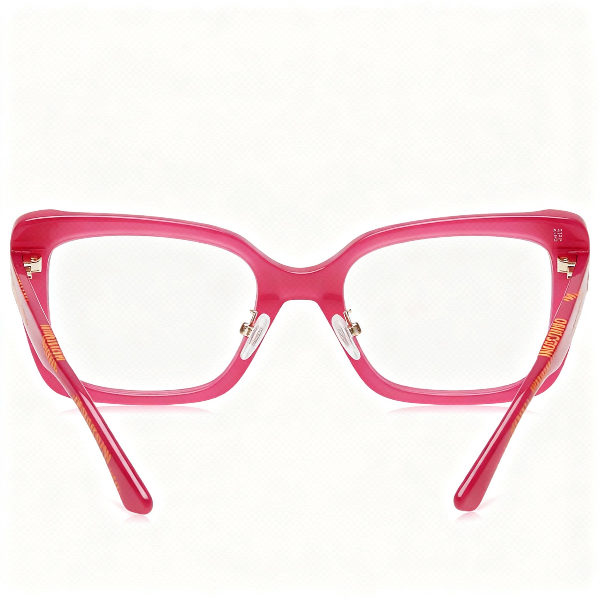 Moschino MOS614 Women's Fuchsia Acetate Frame Sunglasses with Violet Polycarbonate Lenses 52mm Lens Width, Photo 4