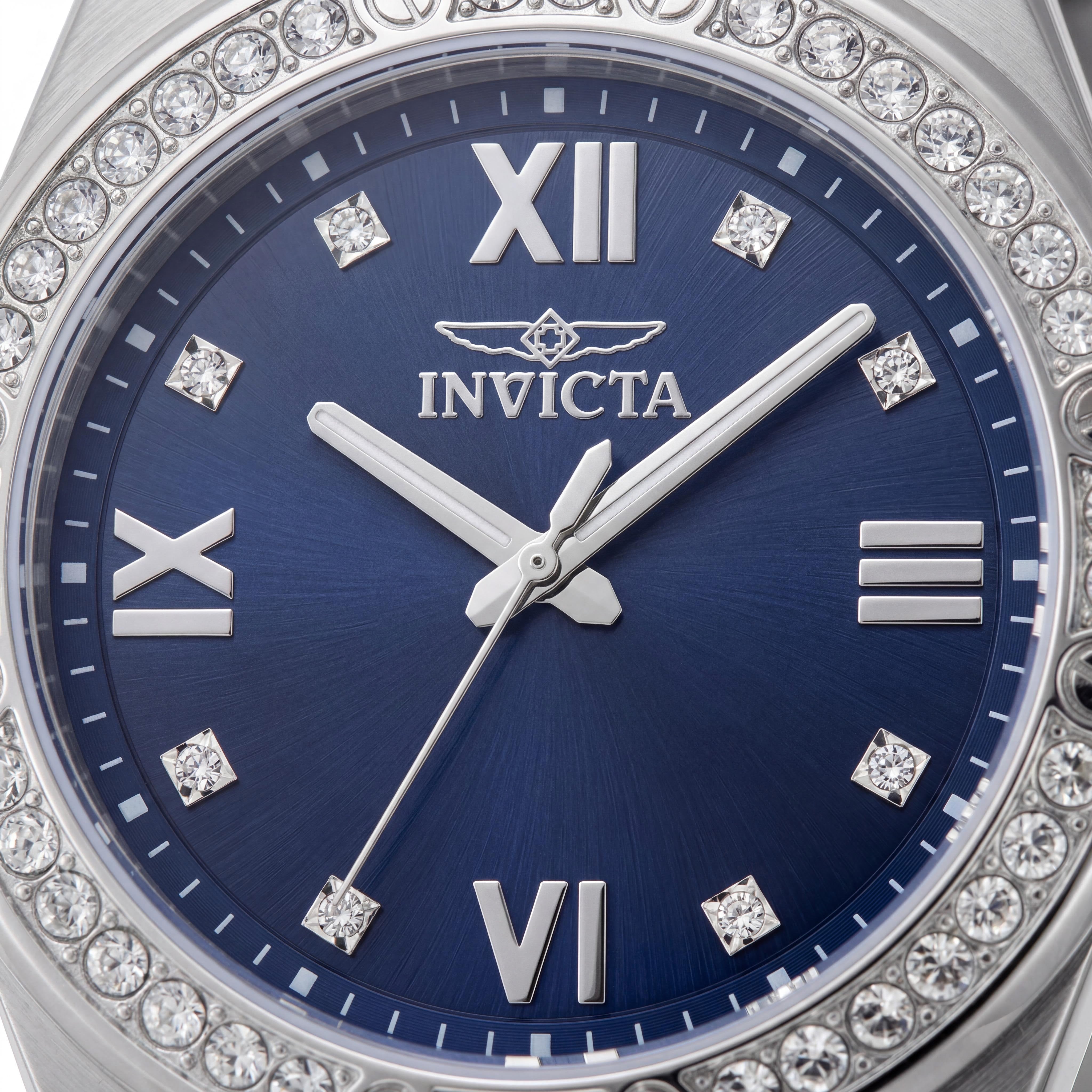 Invicta Specialty 50183 Reloj de pulsera de acero inoxidable con cuarzo unisex, esfera azul, 42 mm, Photo 2