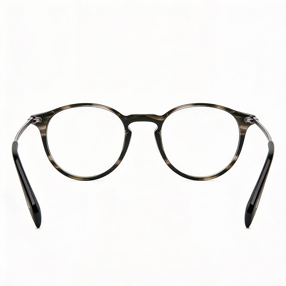 Gafas unisex David Beckham DB 1049, montura de plástico color cuerno gris, lentes de policarbonato, talla 48 mm