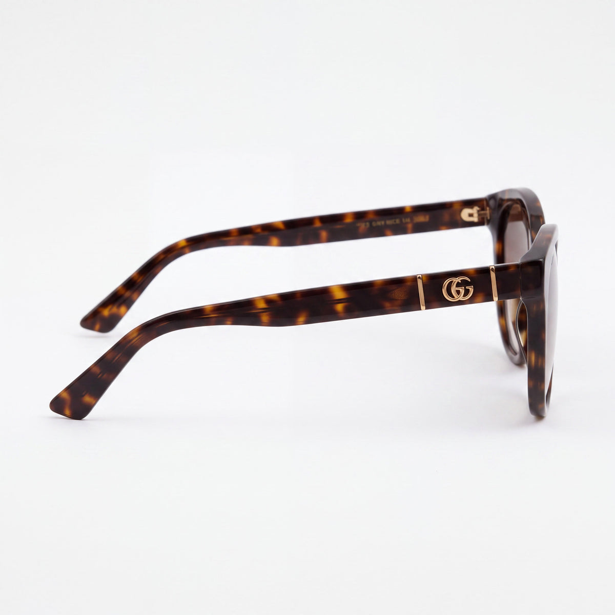 Gucci GG0636SK Women's Havana Plastic Brown Lens Asian Fit UV Protection Sunglasses 56mm, Photo 3