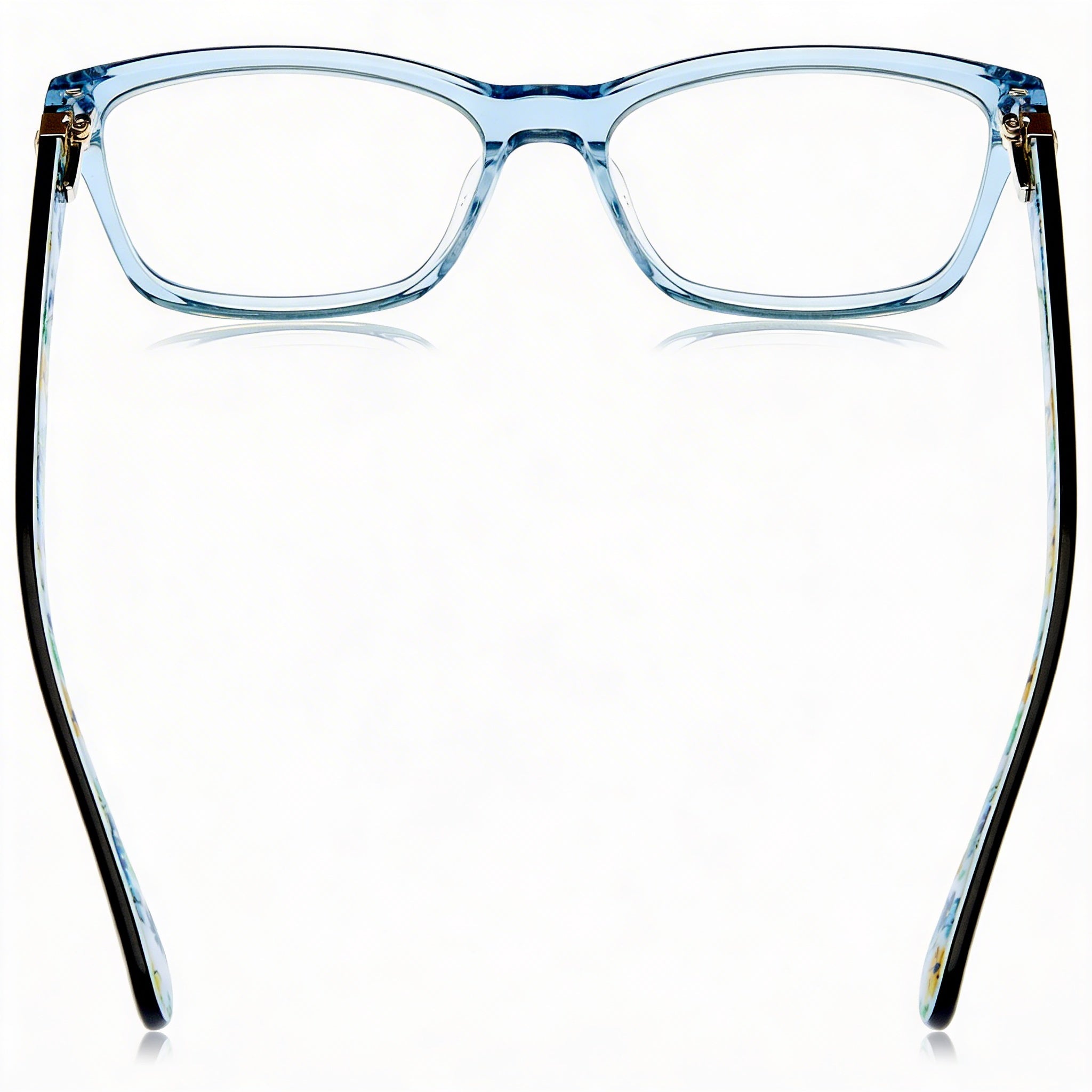 kate spade new york Gafas de mujer modernas de acetato azul 52mm, Photo 3