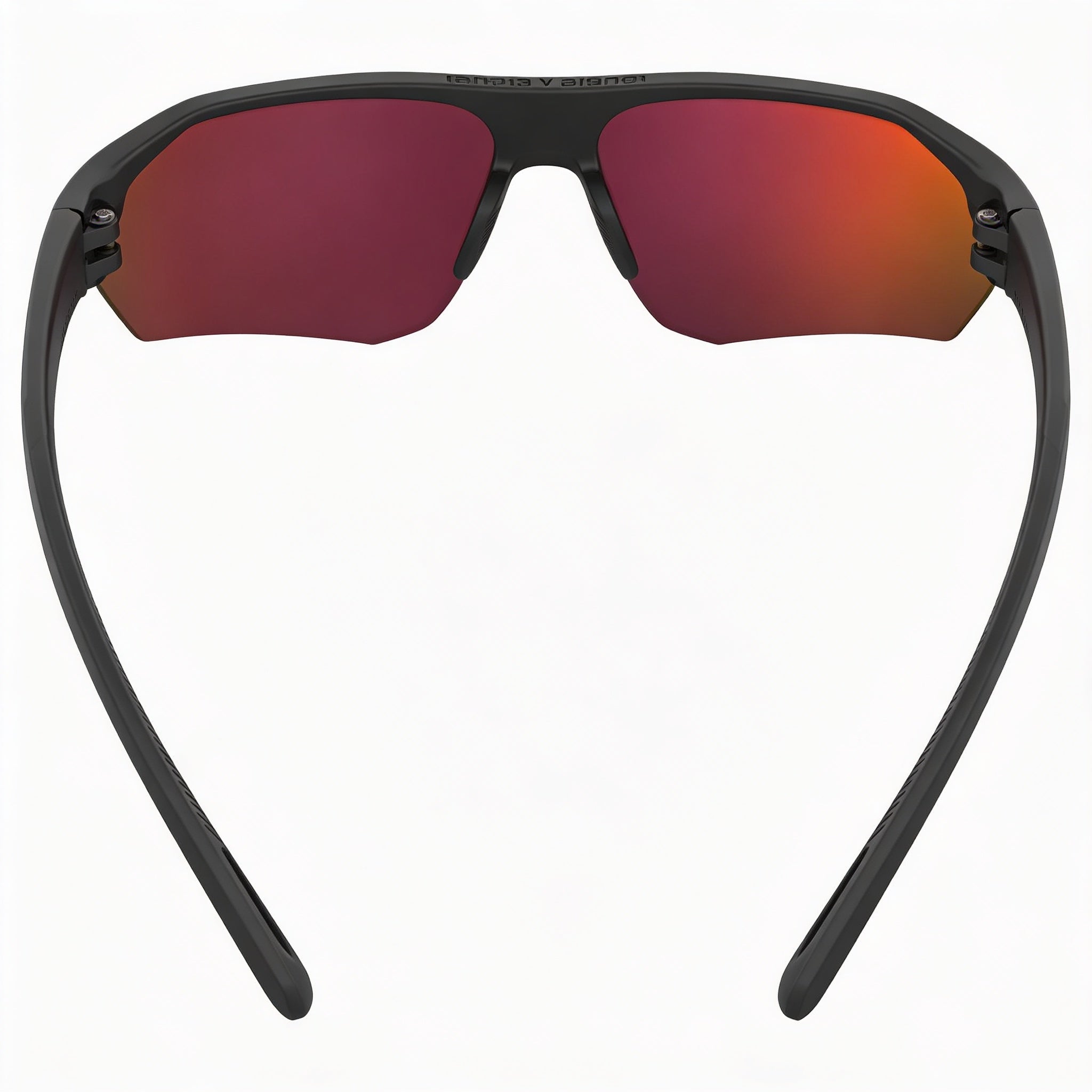 Gafas de sol unisex Under Armour Ua 0001/G/S de propionato, color negro mate con protección UV multicapa roja oleofóbica de 72 mm, Photo 4