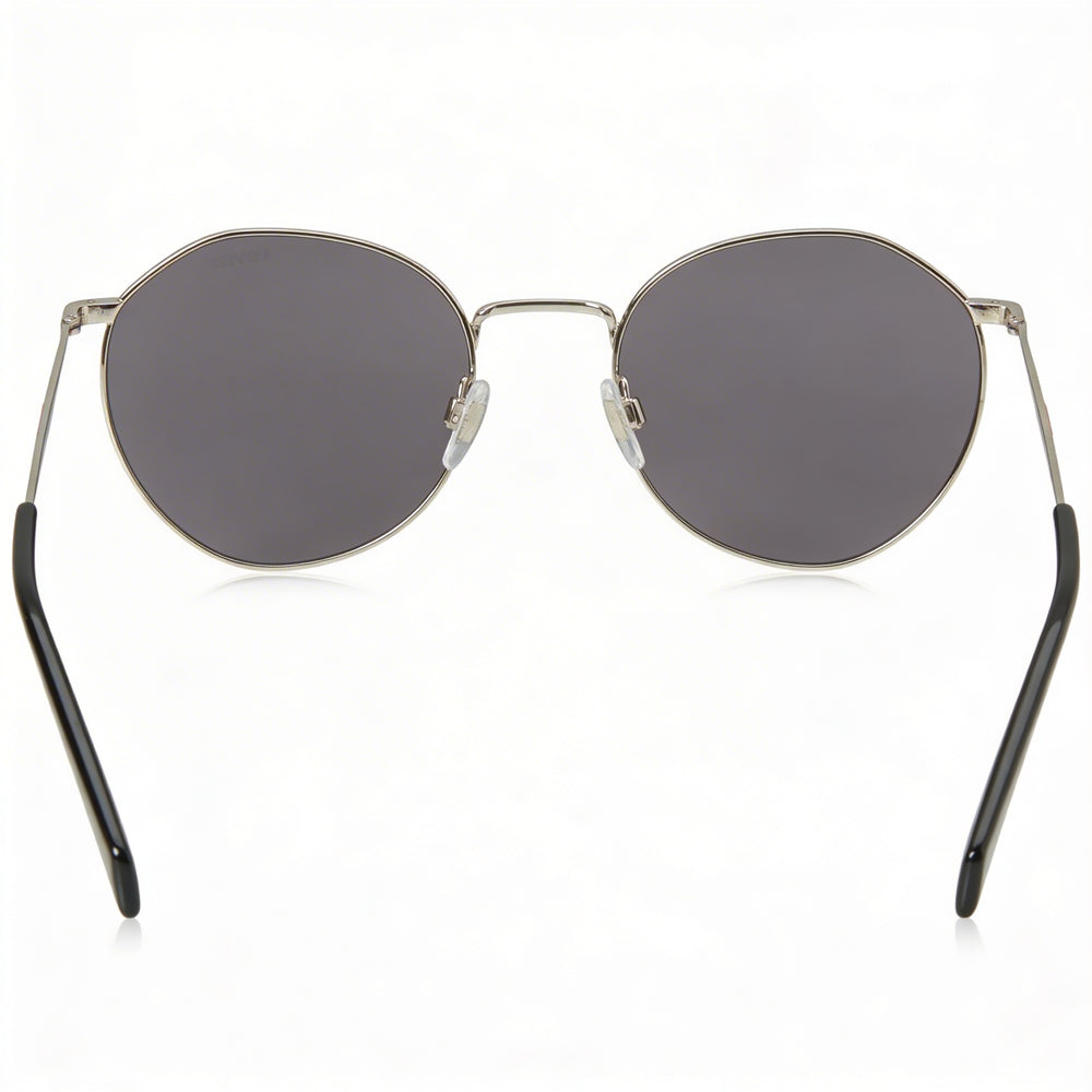 Gafas de sol modernas Levi's para mujer con montura de acero inoxidable paladio y protección UV de 54 mm