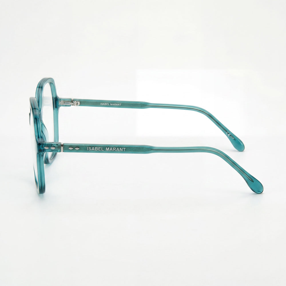 Gafas de sol Isabel Marant Im 0087 de mujer, color verde azulado, con montura de acetato y lentes de policarbonato, 54 mm de ancho de lente