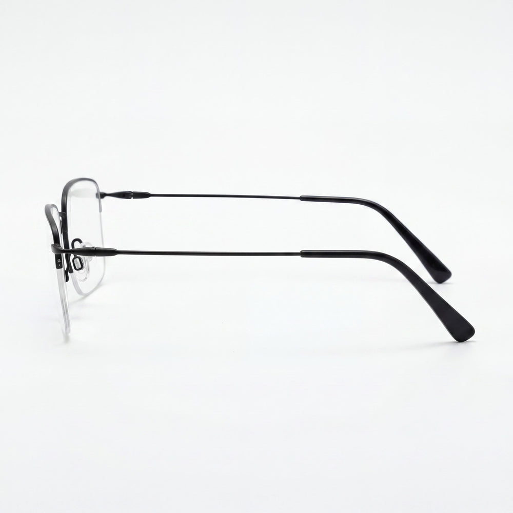 Flexon H6041 Unisex Black Flexon Frame Eyeglasses 52mm