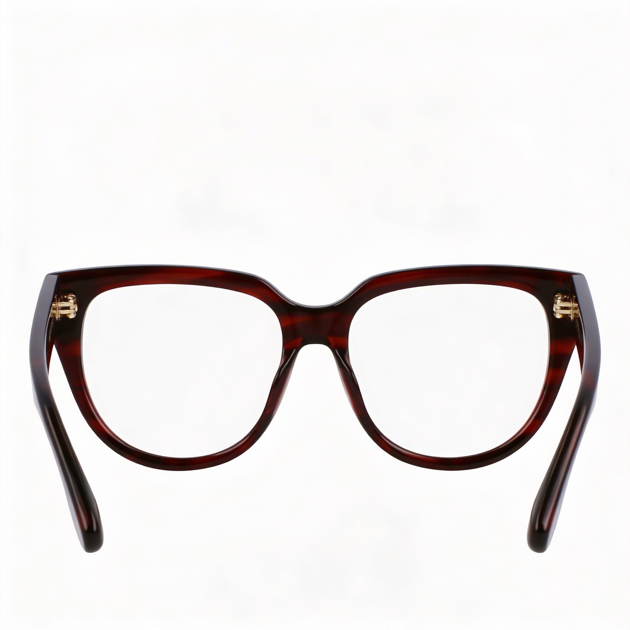 Gafas graduadas Victoria Beckham Vb2674 para mujer, con rayas rojas y lentes transparentes de demostración, 53-17-140, Photo 4