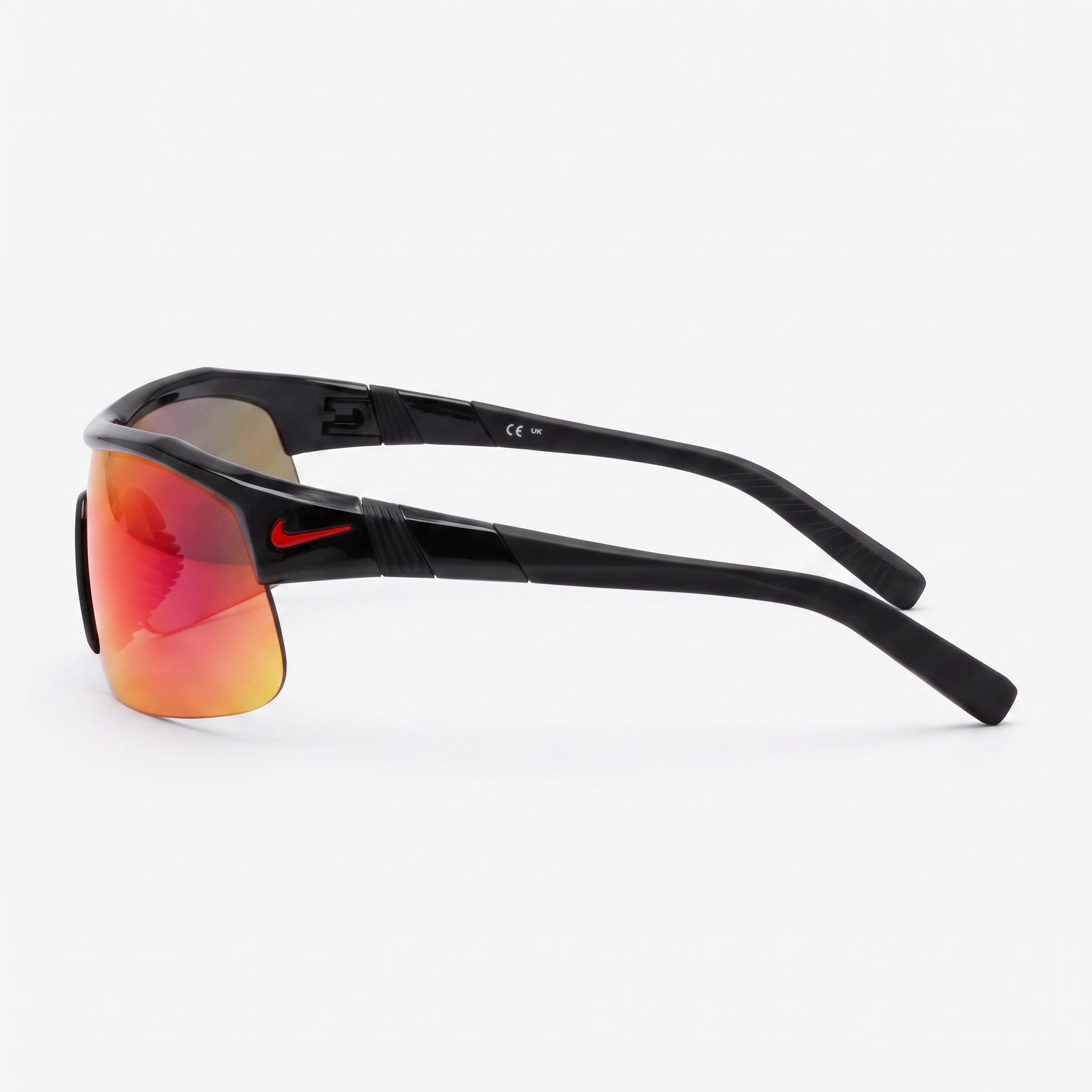 Gafas de sol unisex Nike Show X1 N Iu4881x negras/espejo rojo de plástico no polarizadas UV400 58mm, Photo 3