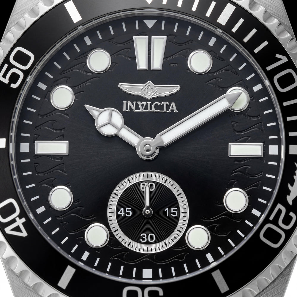 Invicta Pro Diver 49431 Reloj Unisex de Cuarzo con Brazalete de Acero Inoxidable, Esfera Gris Plateada, Resistente al Agua 10 ATM, 43mm