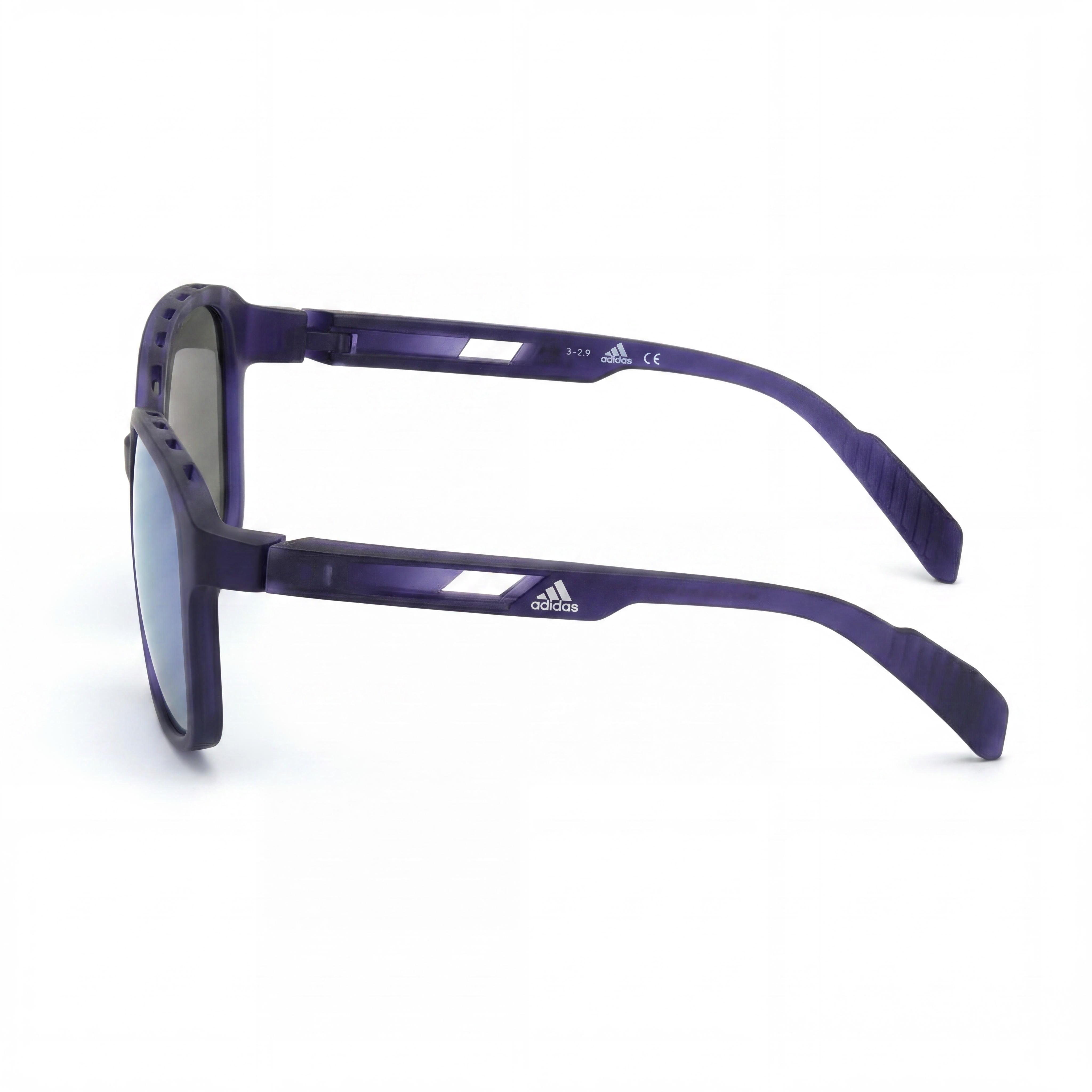 Gafas de sol adidas Contemporary para mujer, de plástico violeta mate, 62 mm, polarizadas, grises, 100 % UV, Photo 2